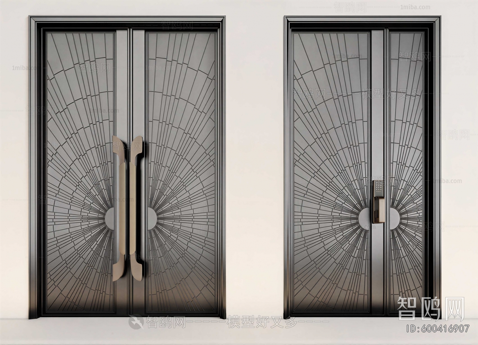 Modern Double Door