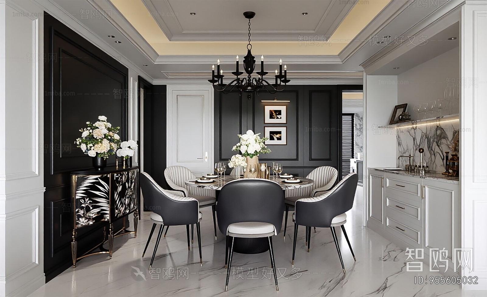 European Style Dining Room