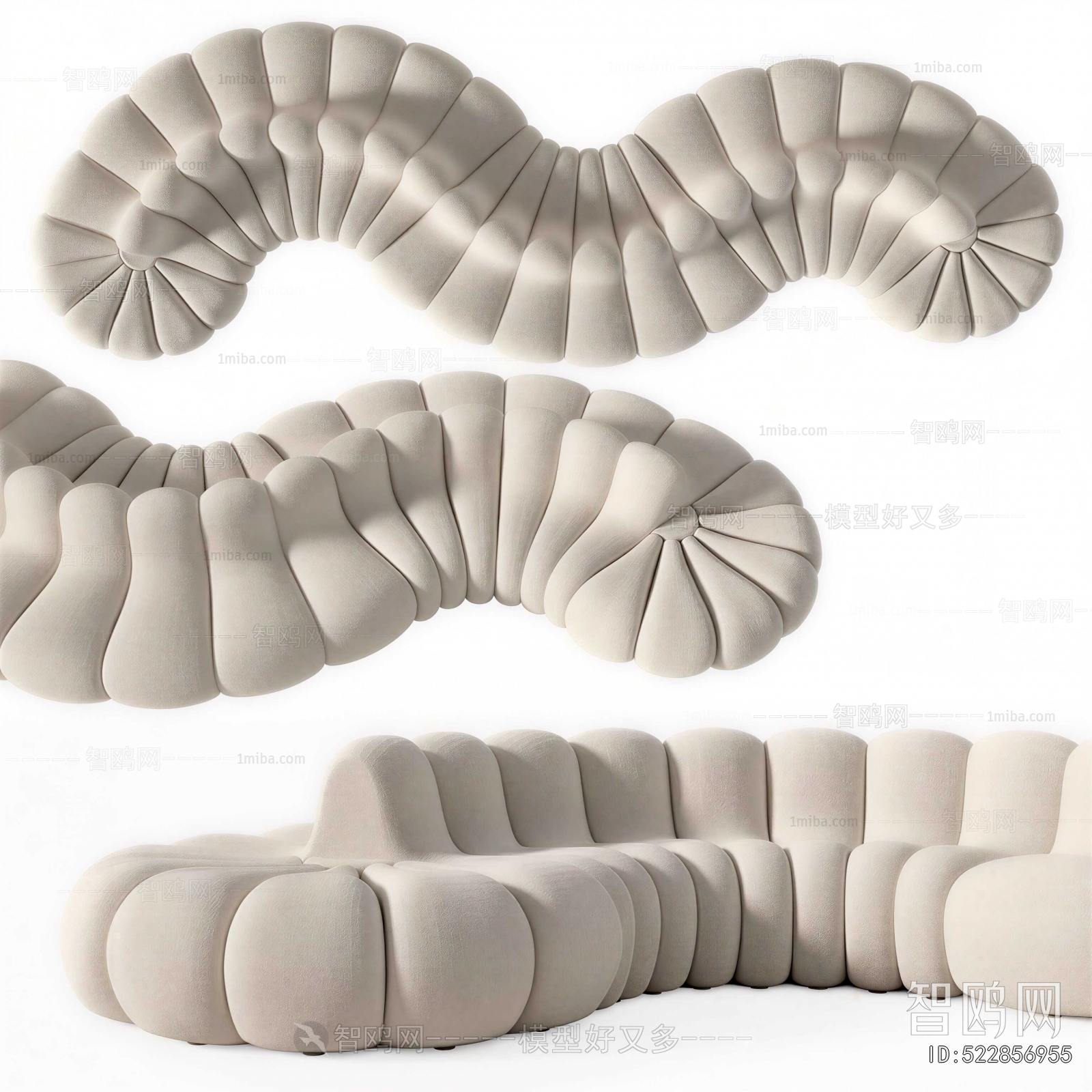 Modern Curved Sofa