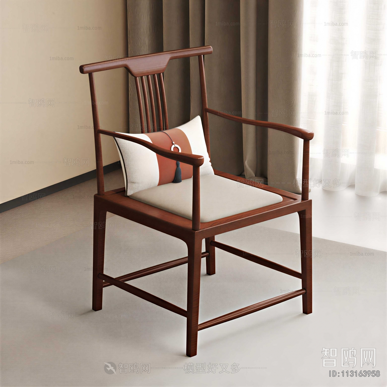 New Chinese Style Lounge Chair