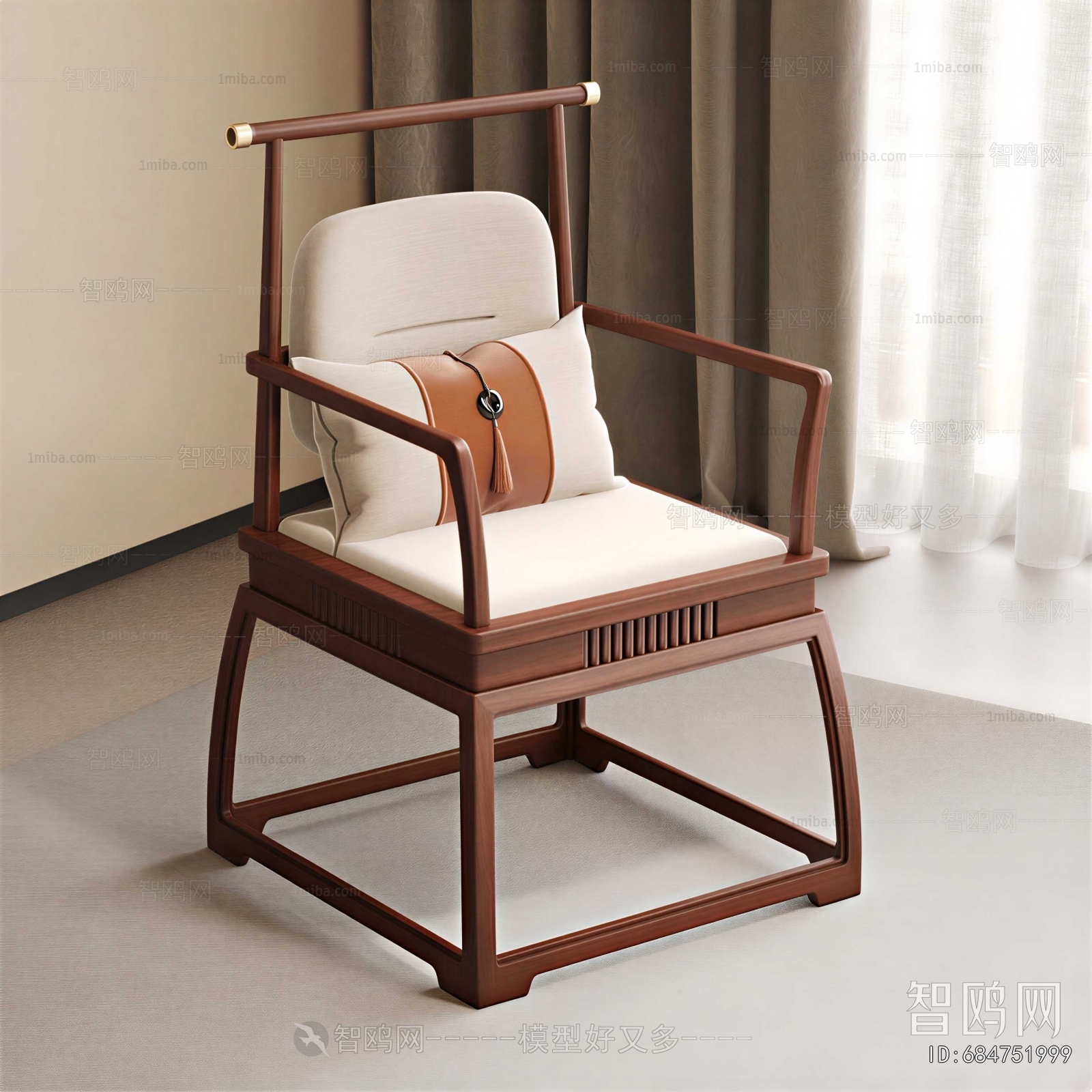 New Chinese Style Lounge Chair