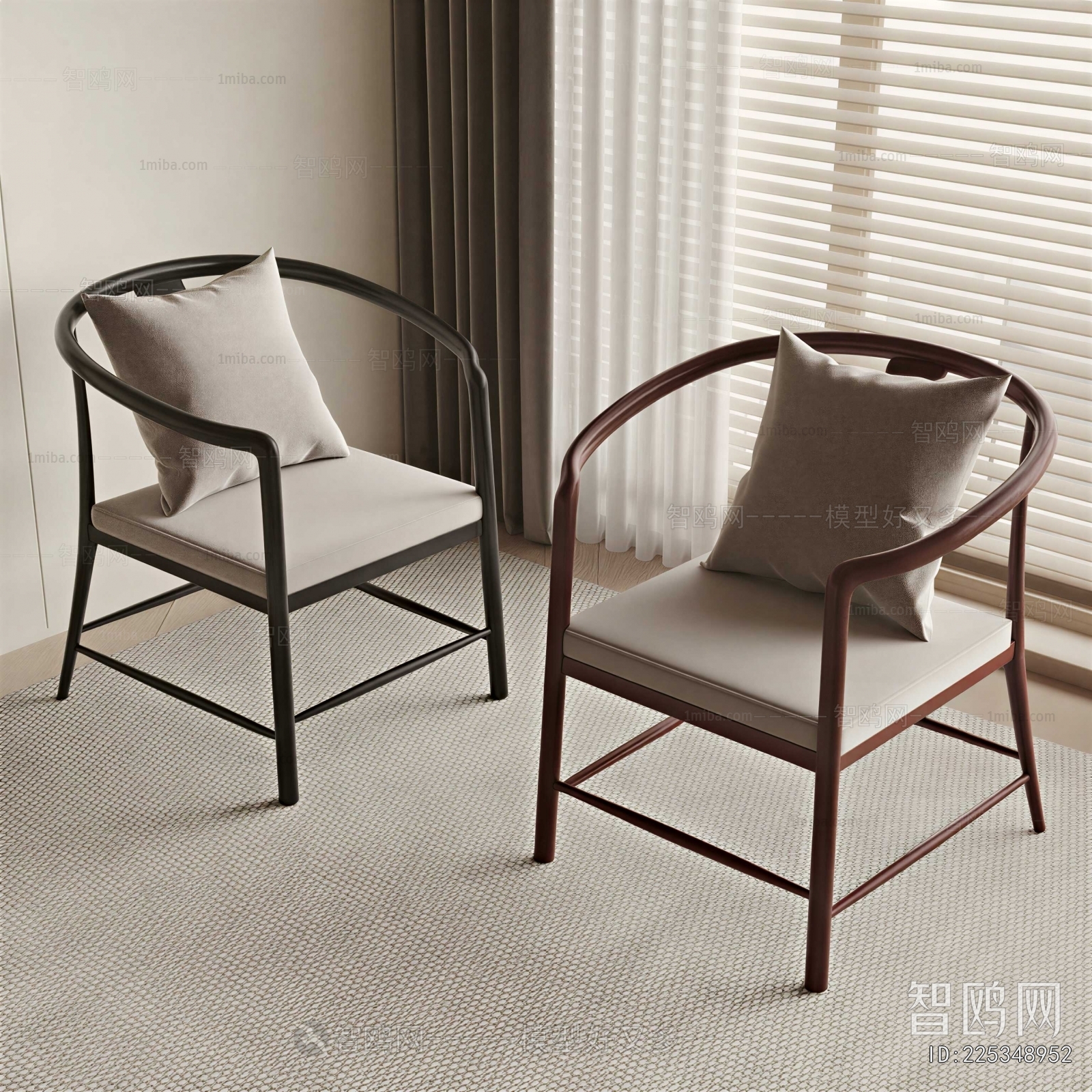 New Chinese Style Lounge Chair