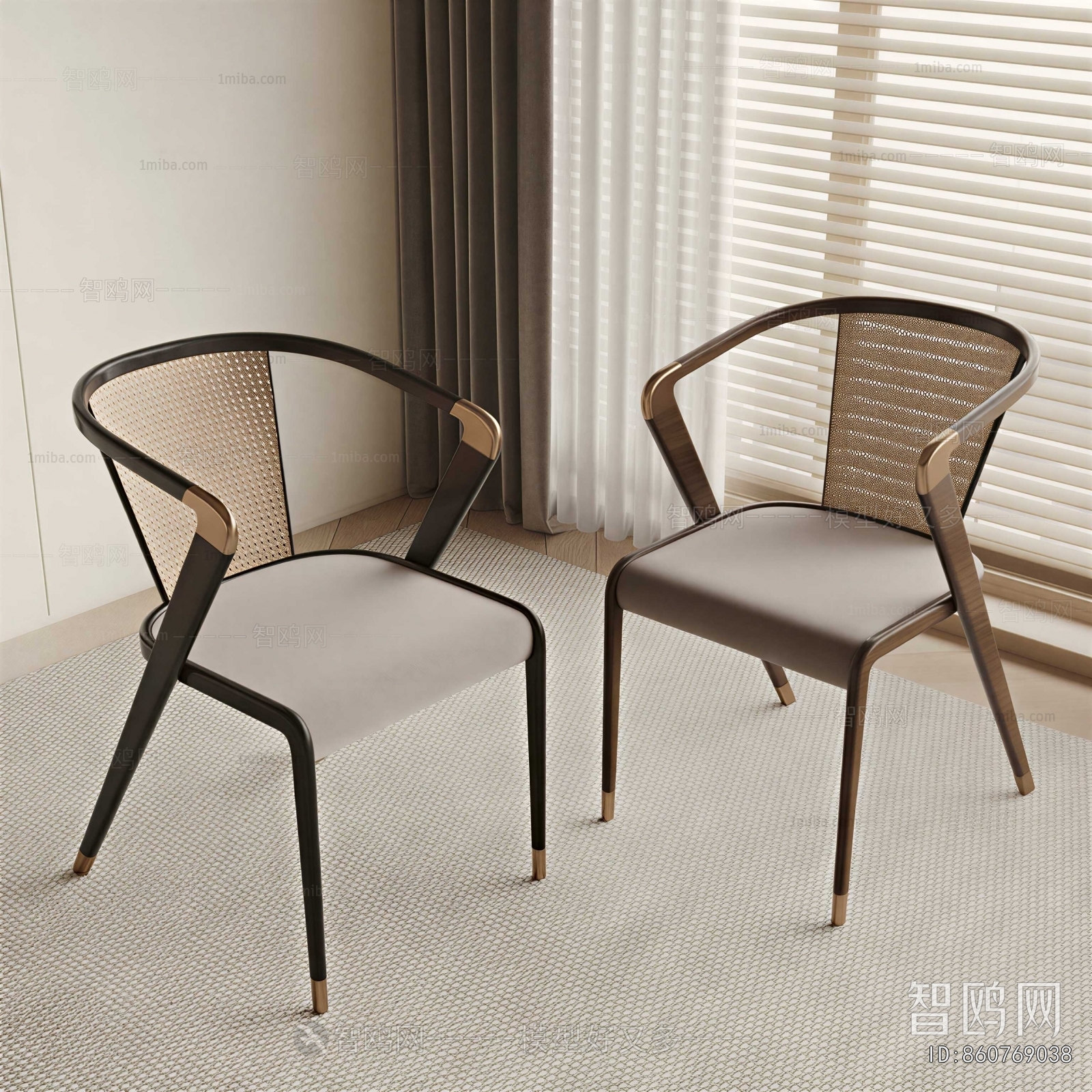 New Chinese Style Lounge Chair