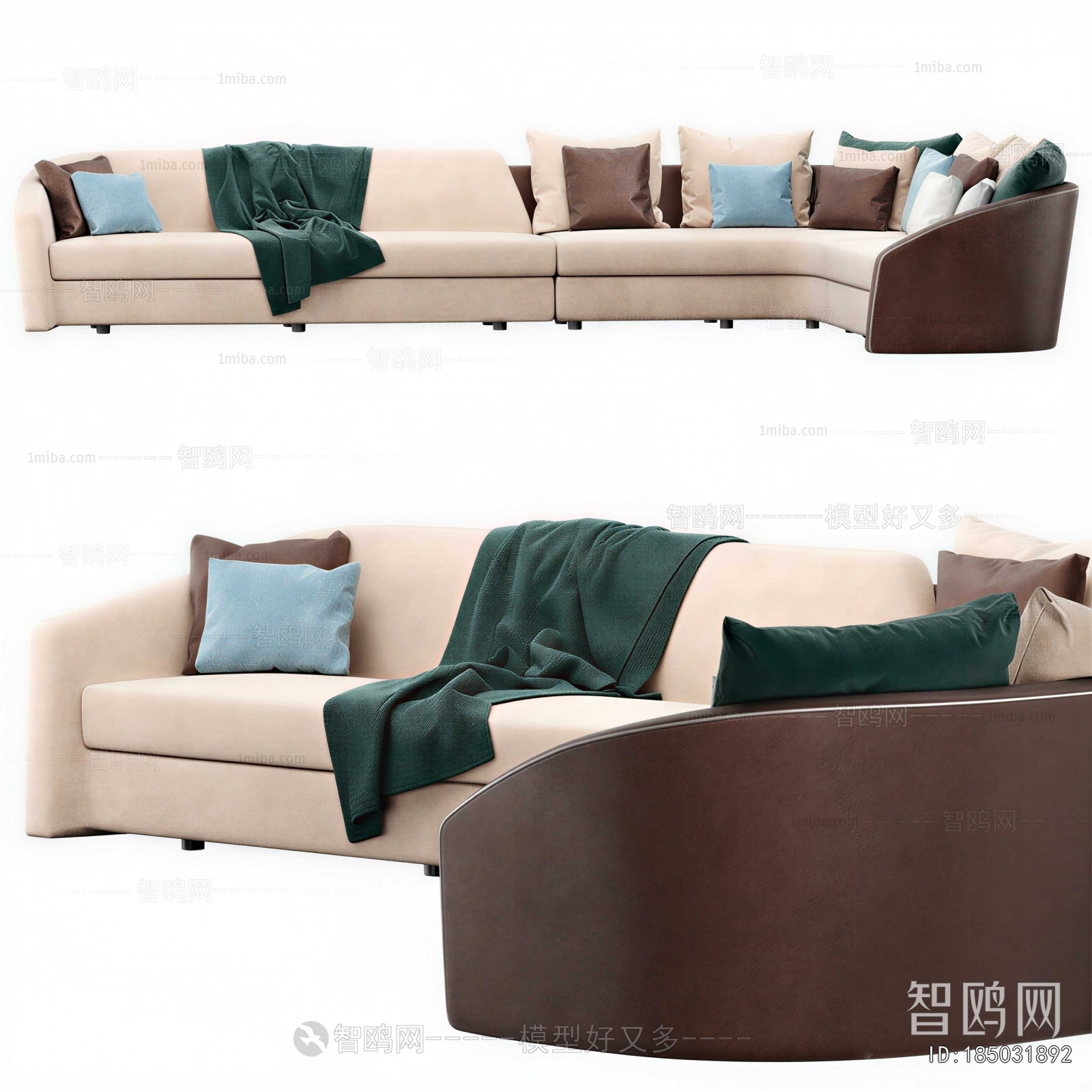 Modern Curved Sofa