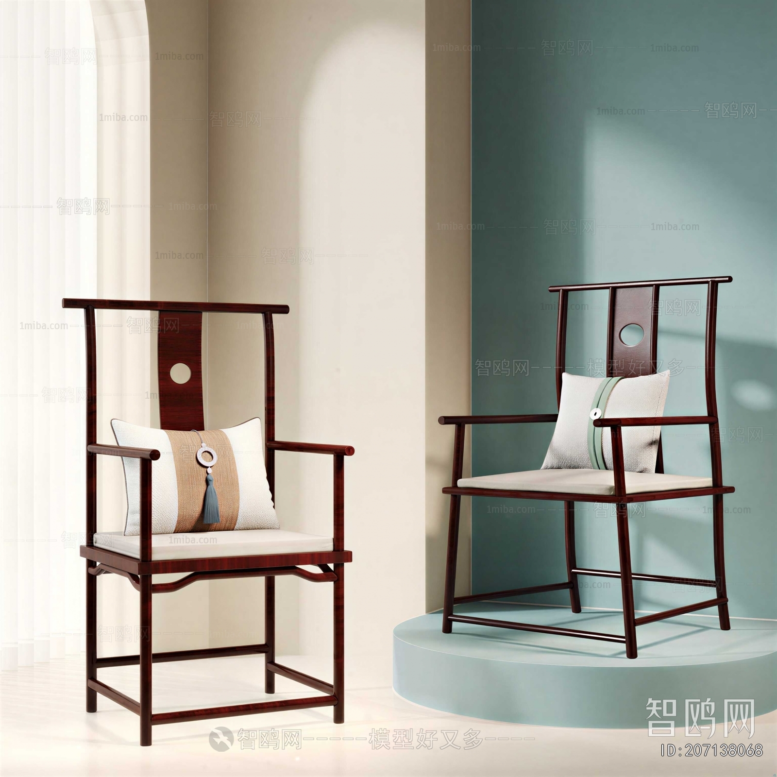 New Chinese Style Lounge Chair