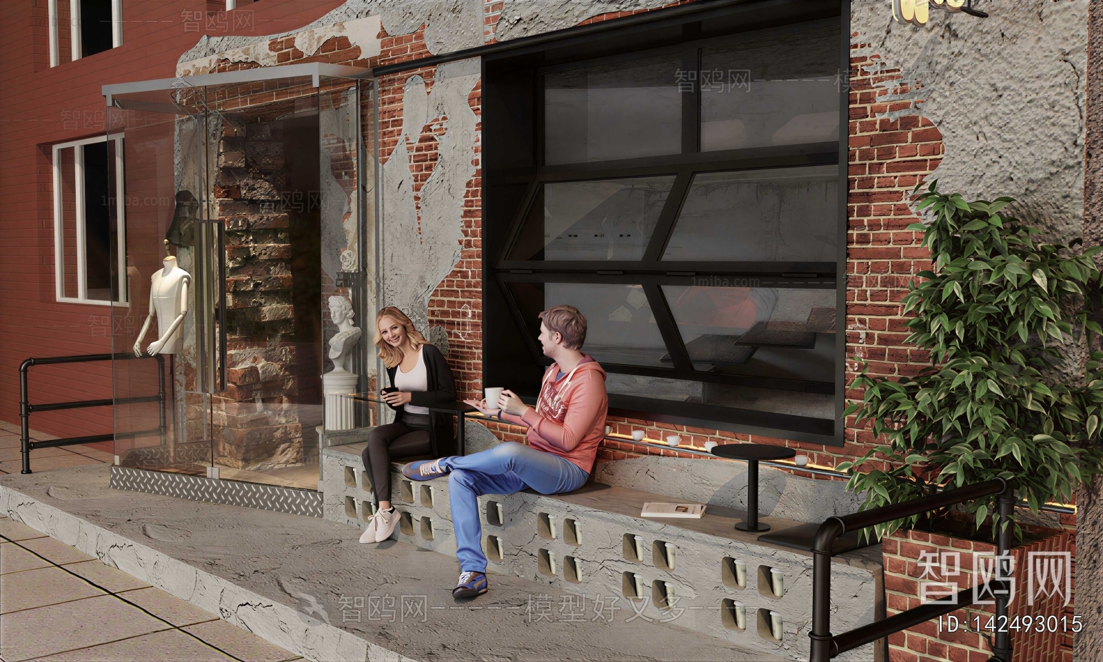 Industrial Style Facade Element