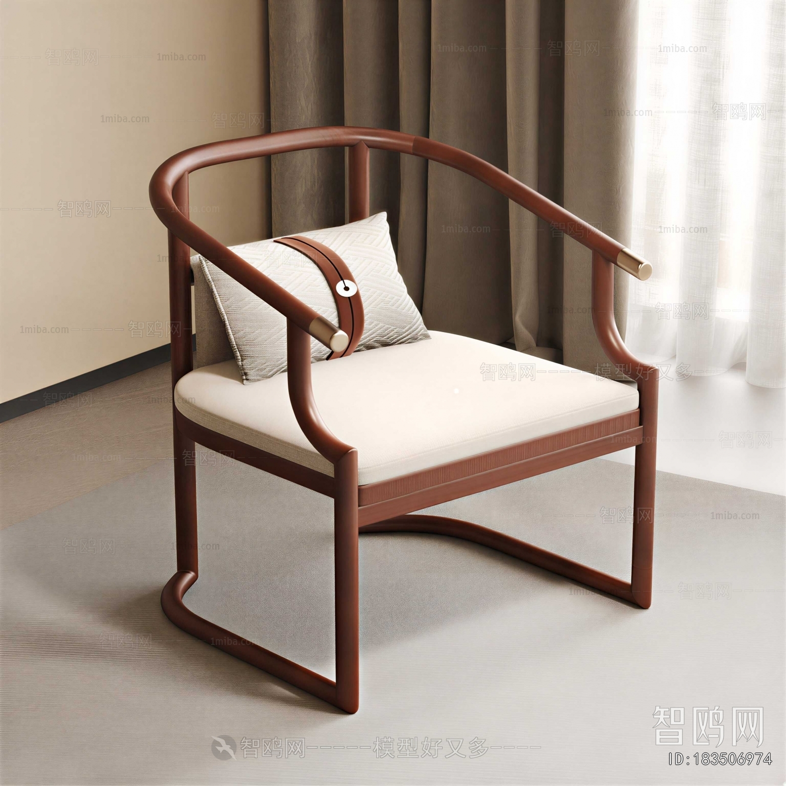 New Chinese Style Lounge Chair