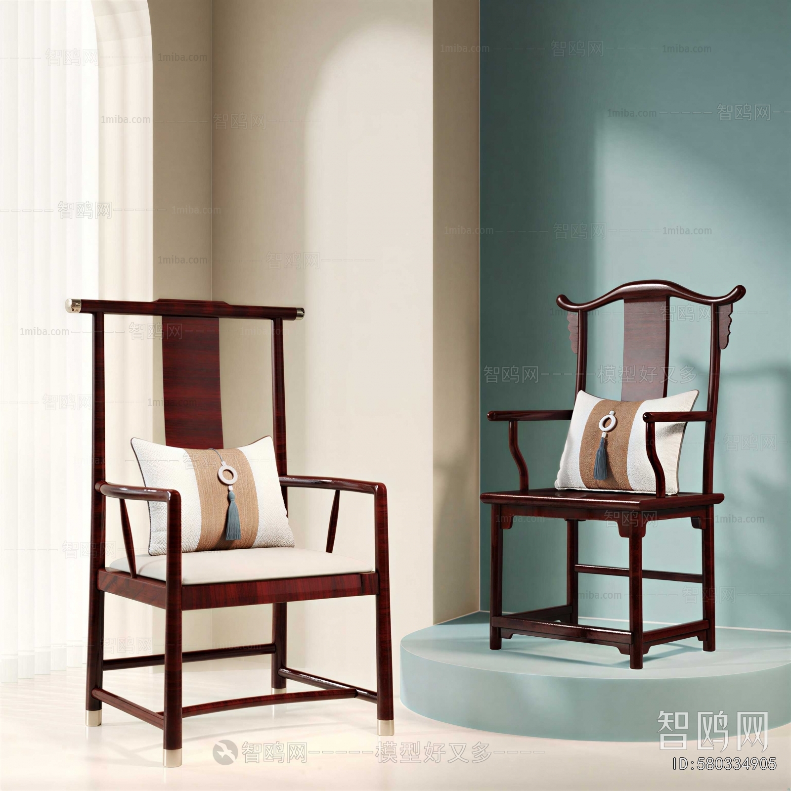 New Chinese Style Lounge Chair