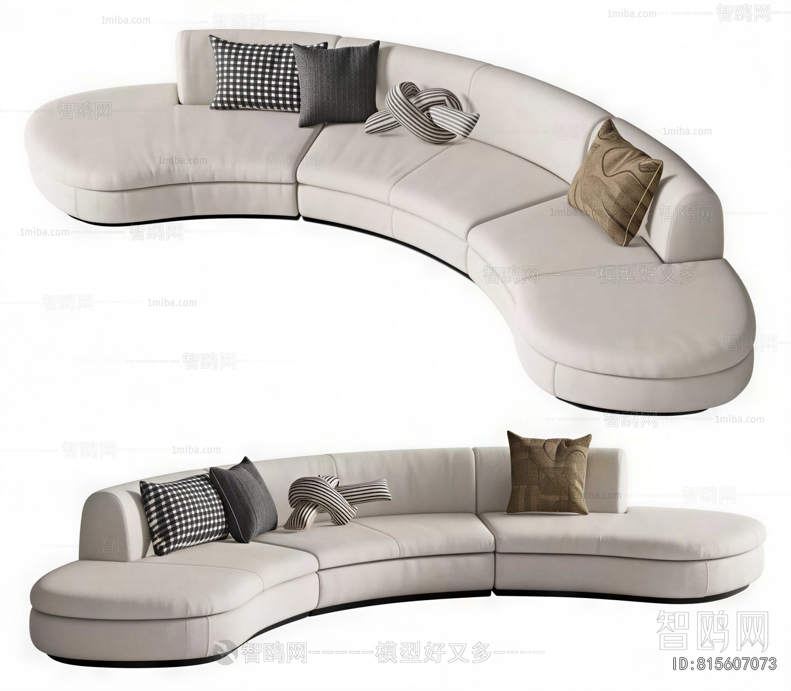 Modern Curved Sofa