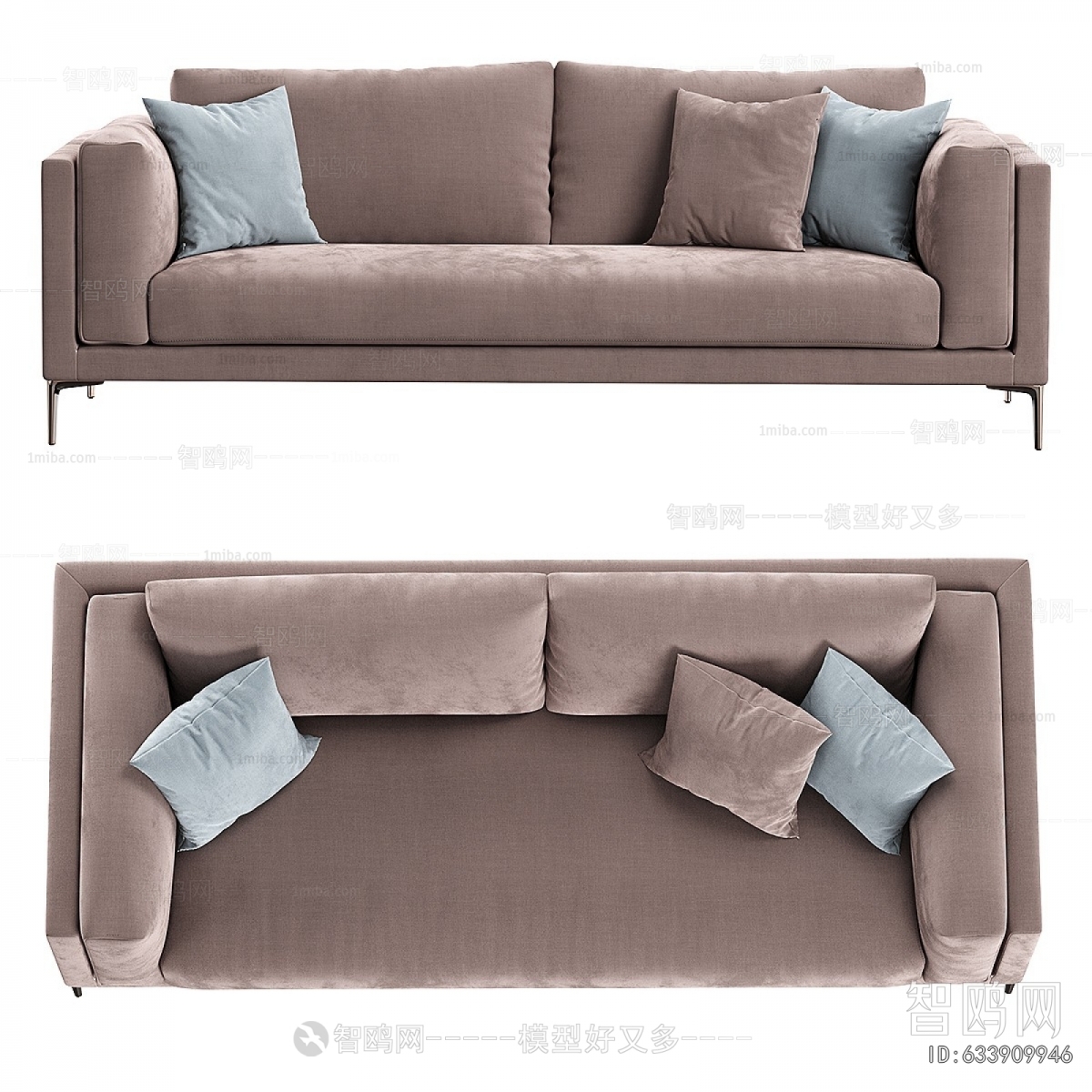 Modern Three-seat Sofa