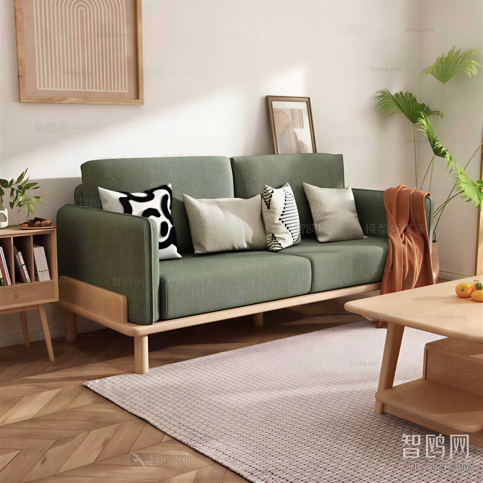 Nordic Style A Sofa For Two