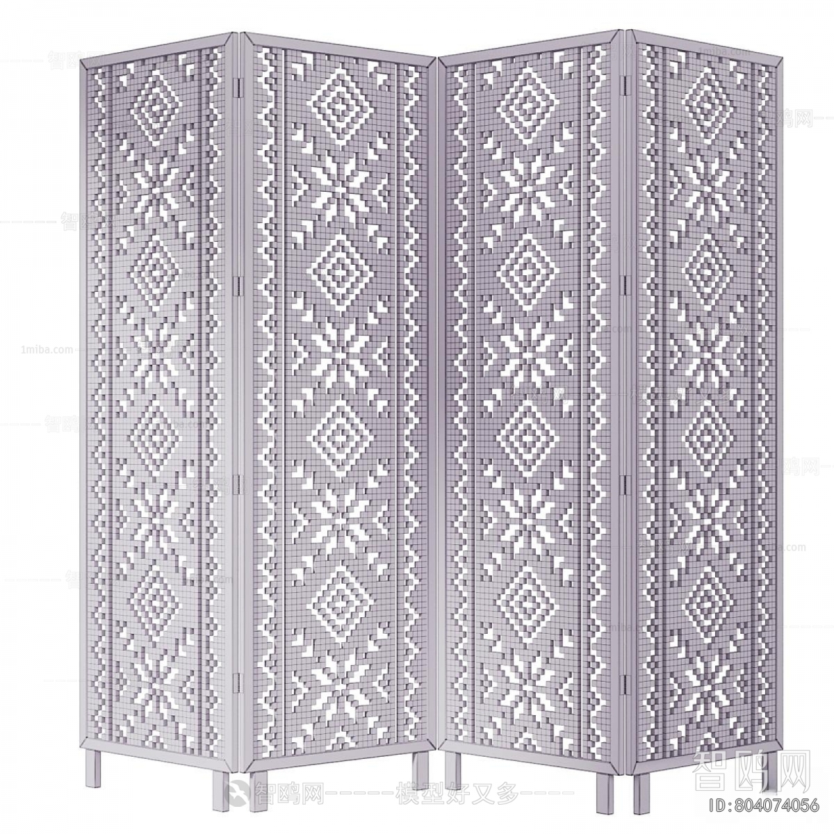 New Chinese Style Wooden Screen Partition