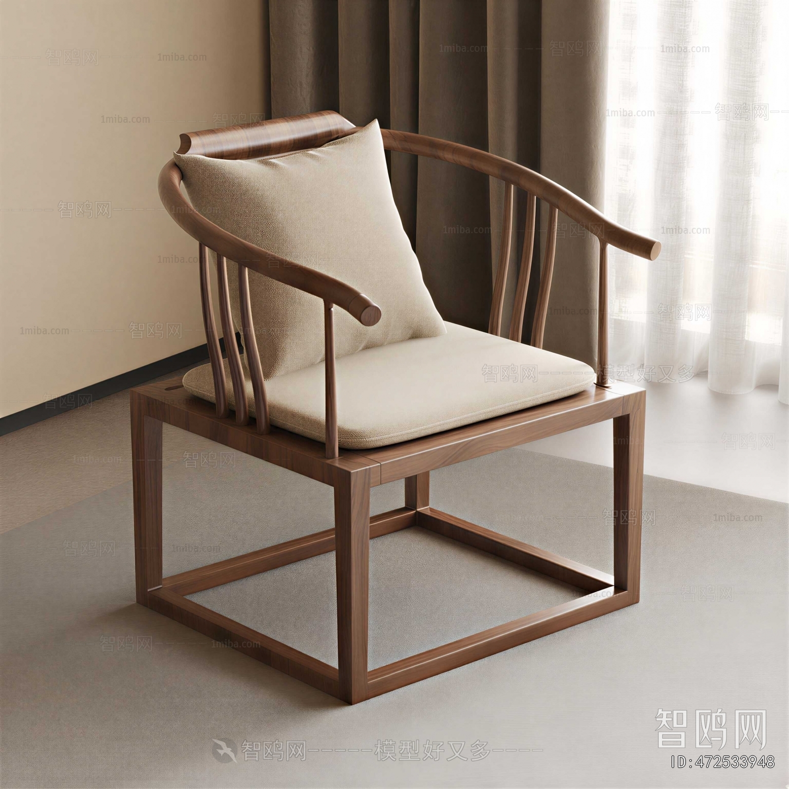 New Chinese Style Lounge Chair