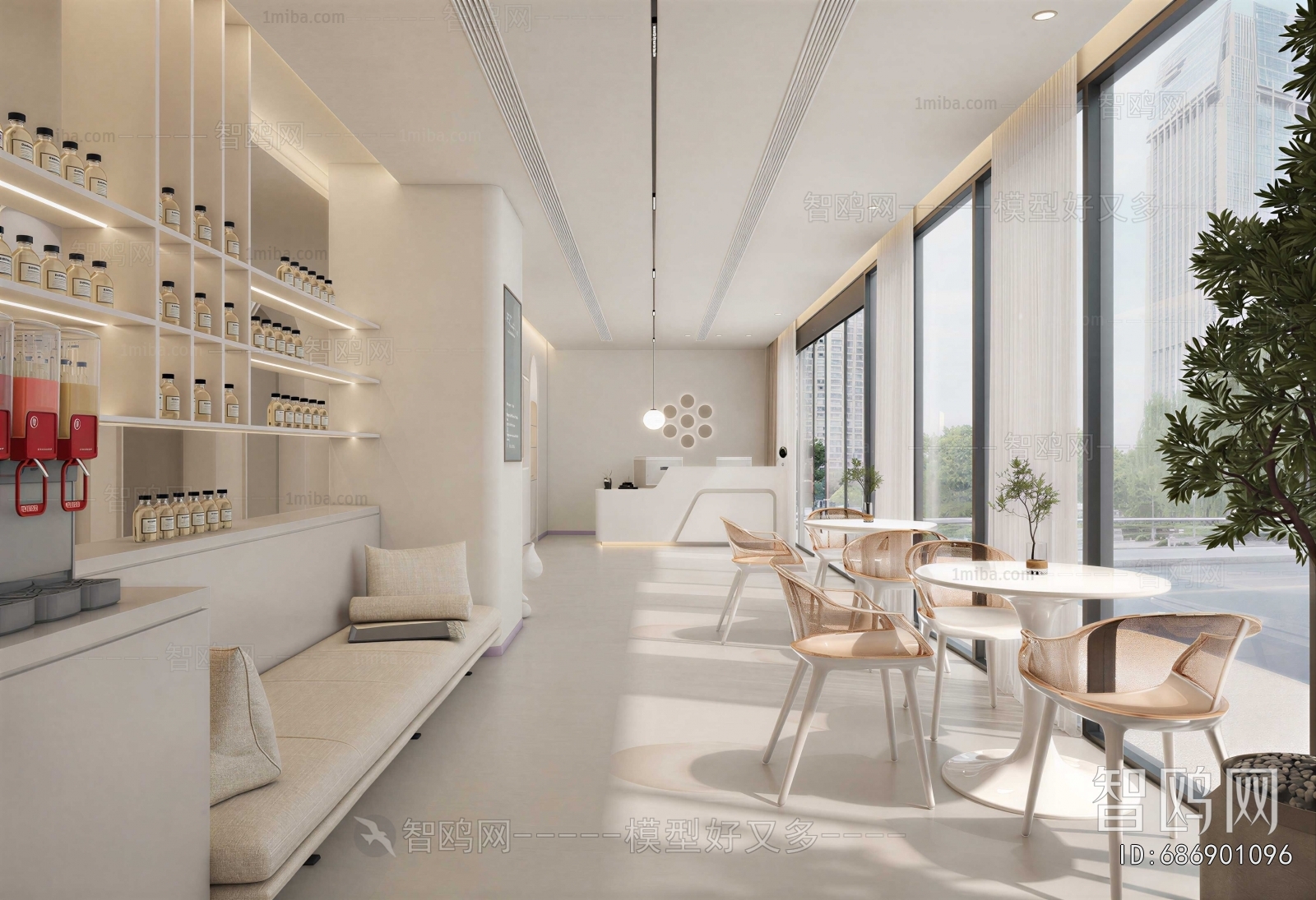 Modern Milk Tea Shop