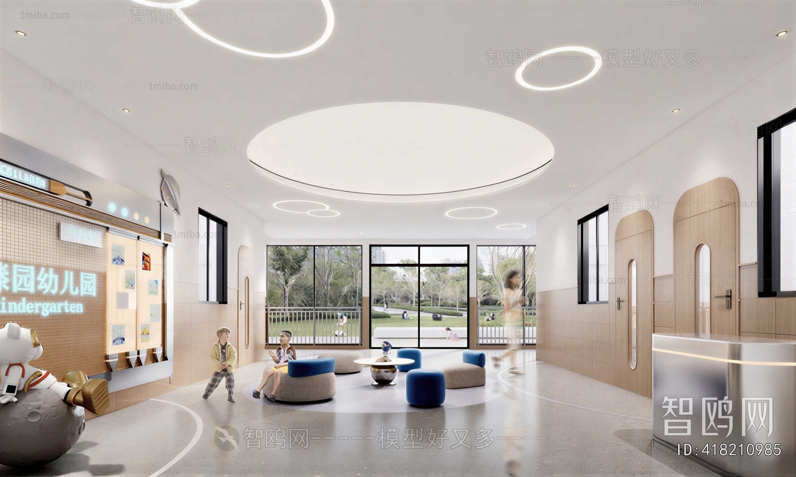 Modern Kindergarten Hall