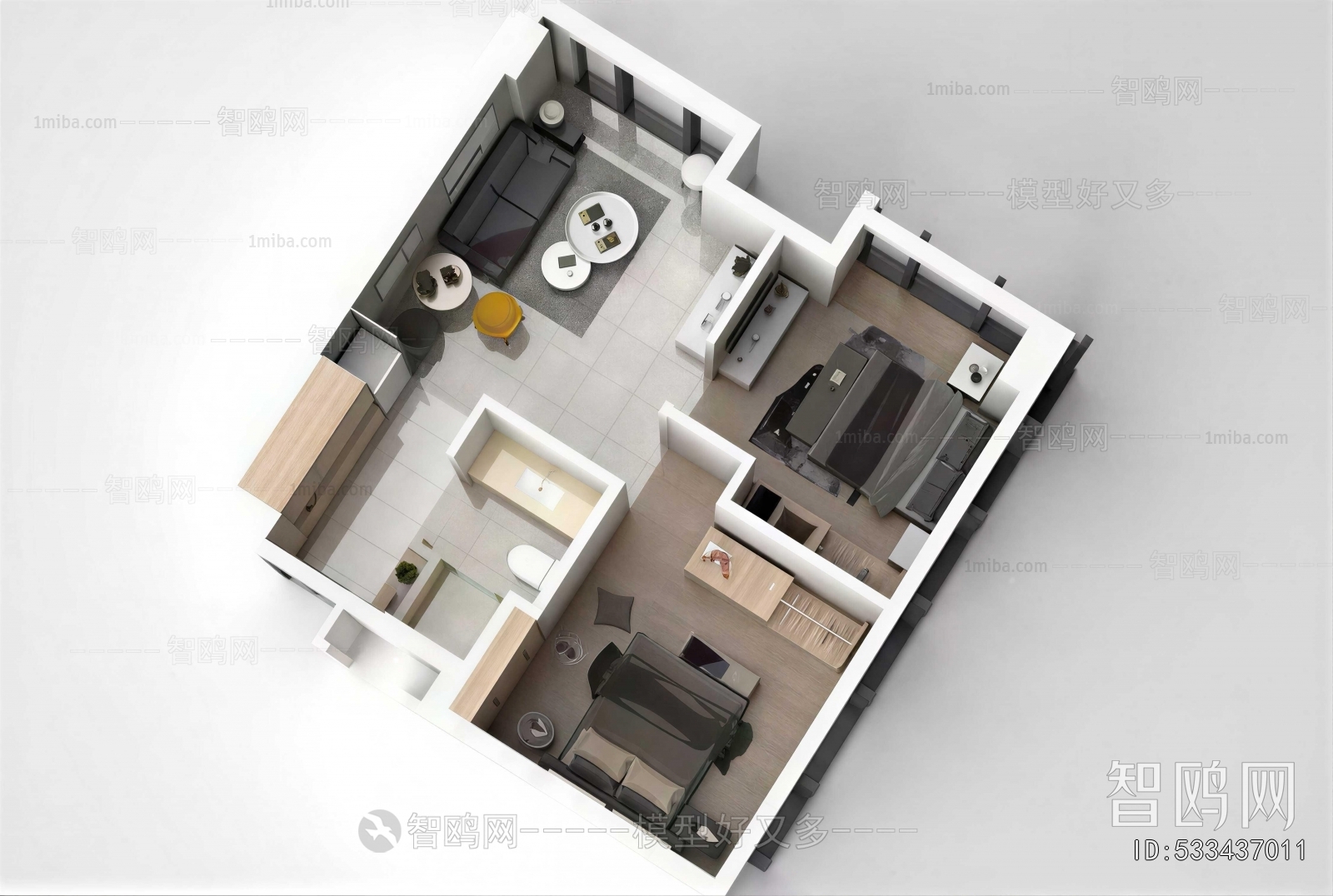 Modern A Bird's-eye View Of Home Decoration