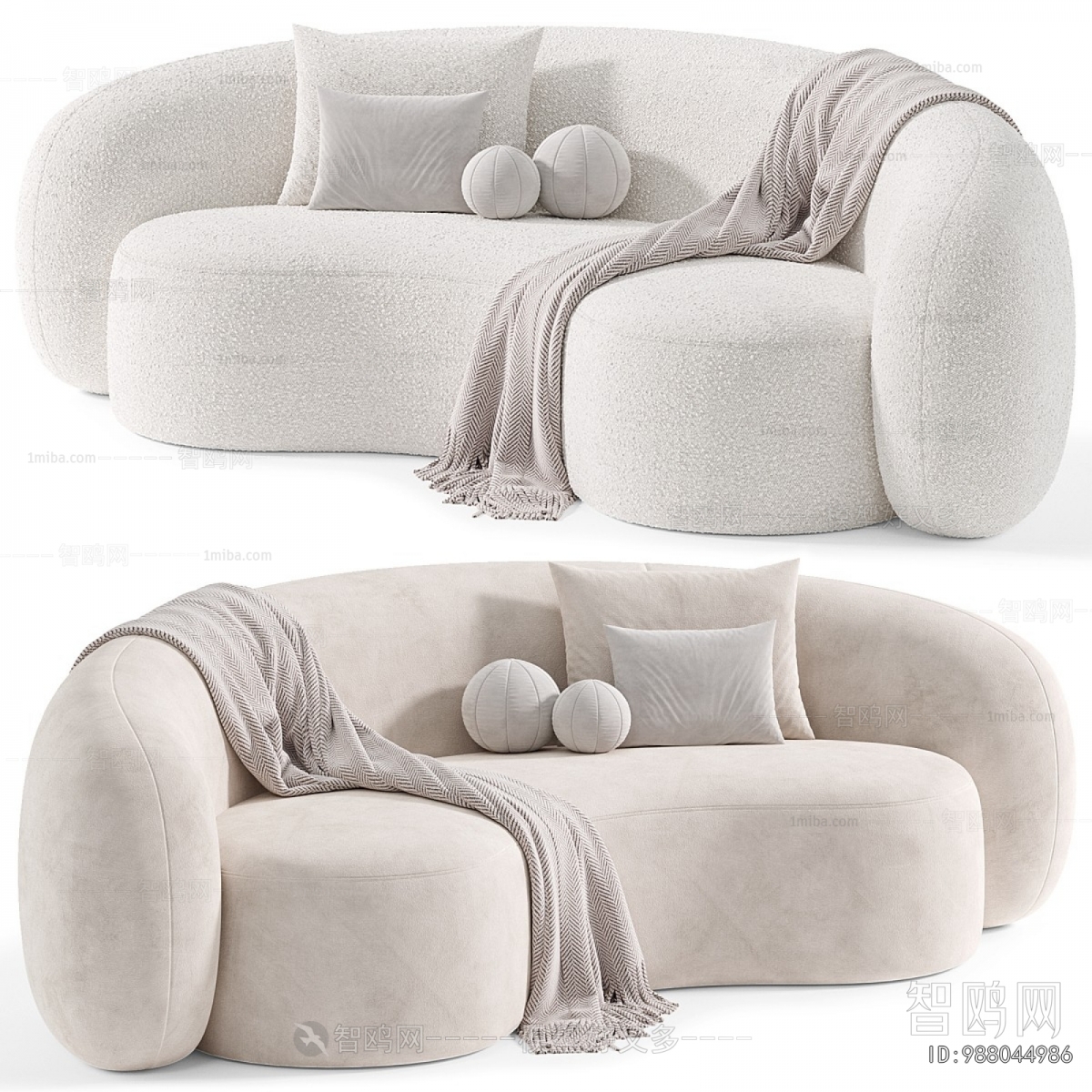Modern Curved Sofa