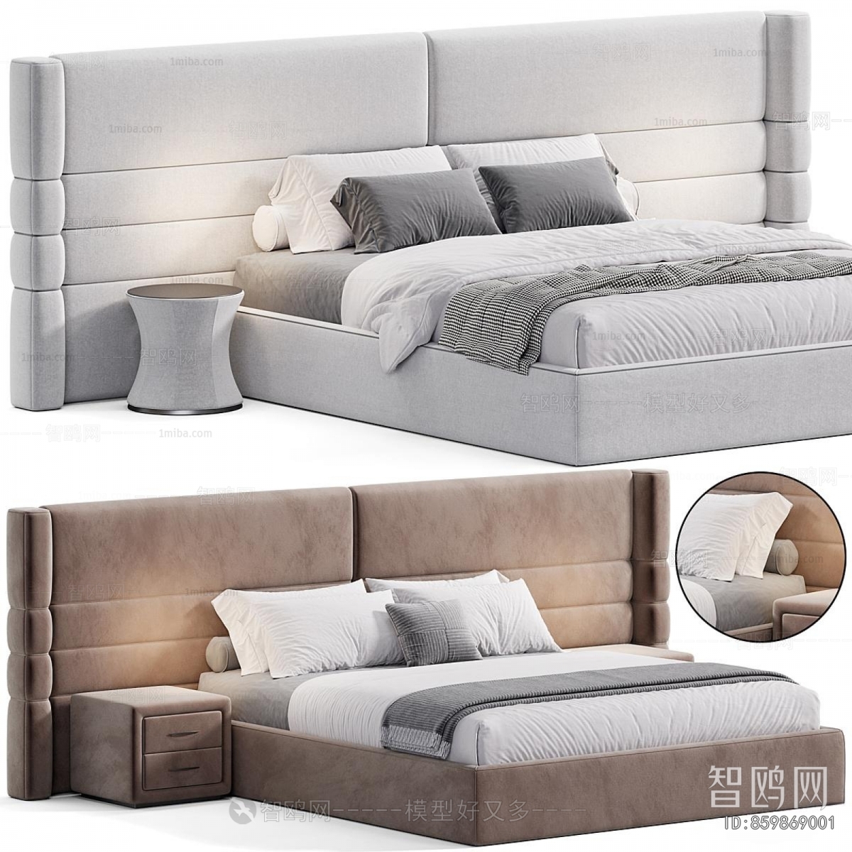 Modern Double Bed