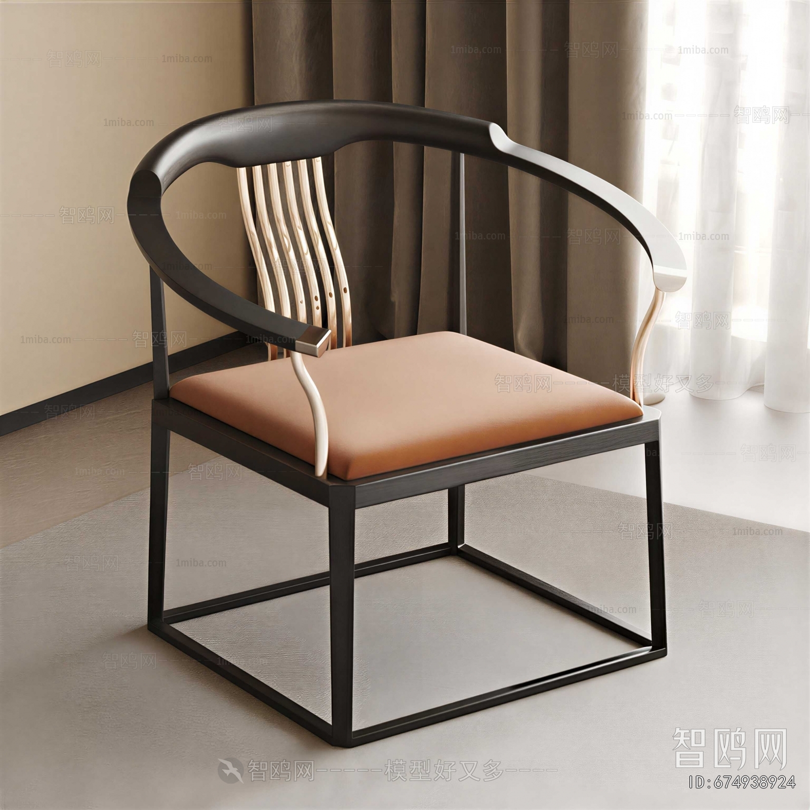 New Chinese Style Lounge Chair