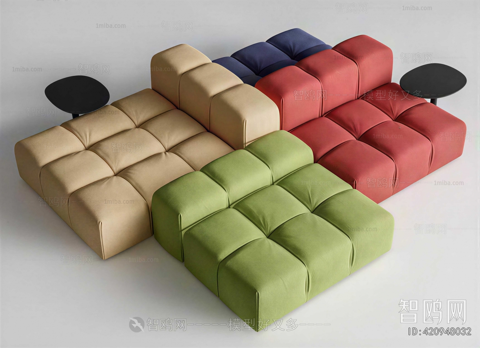 Modern Multi Person Sofa