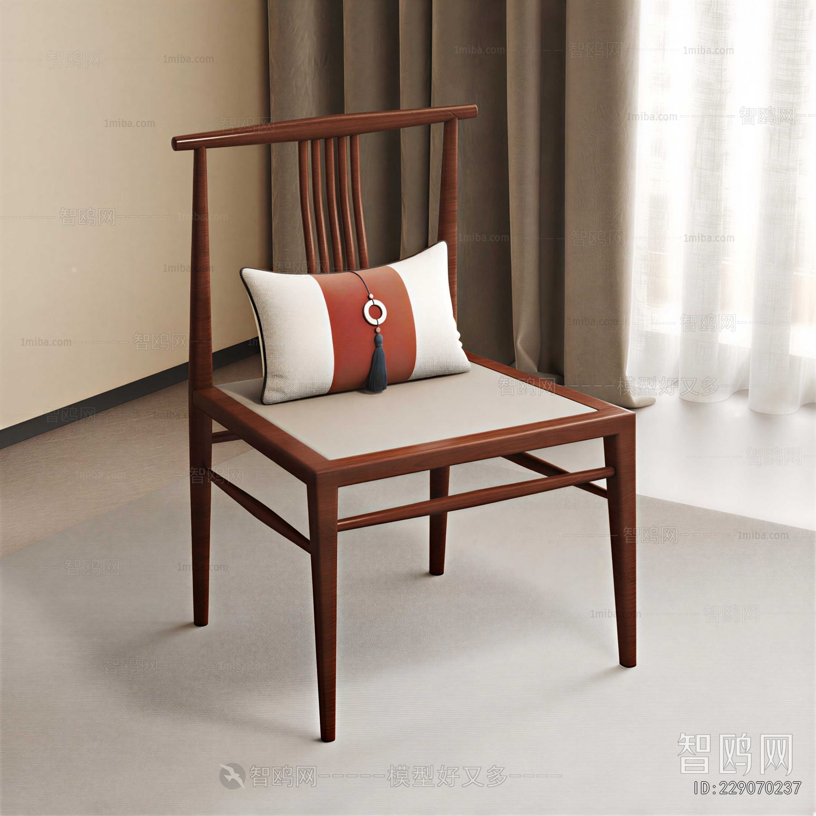 New Chinese Style Lounge Chair