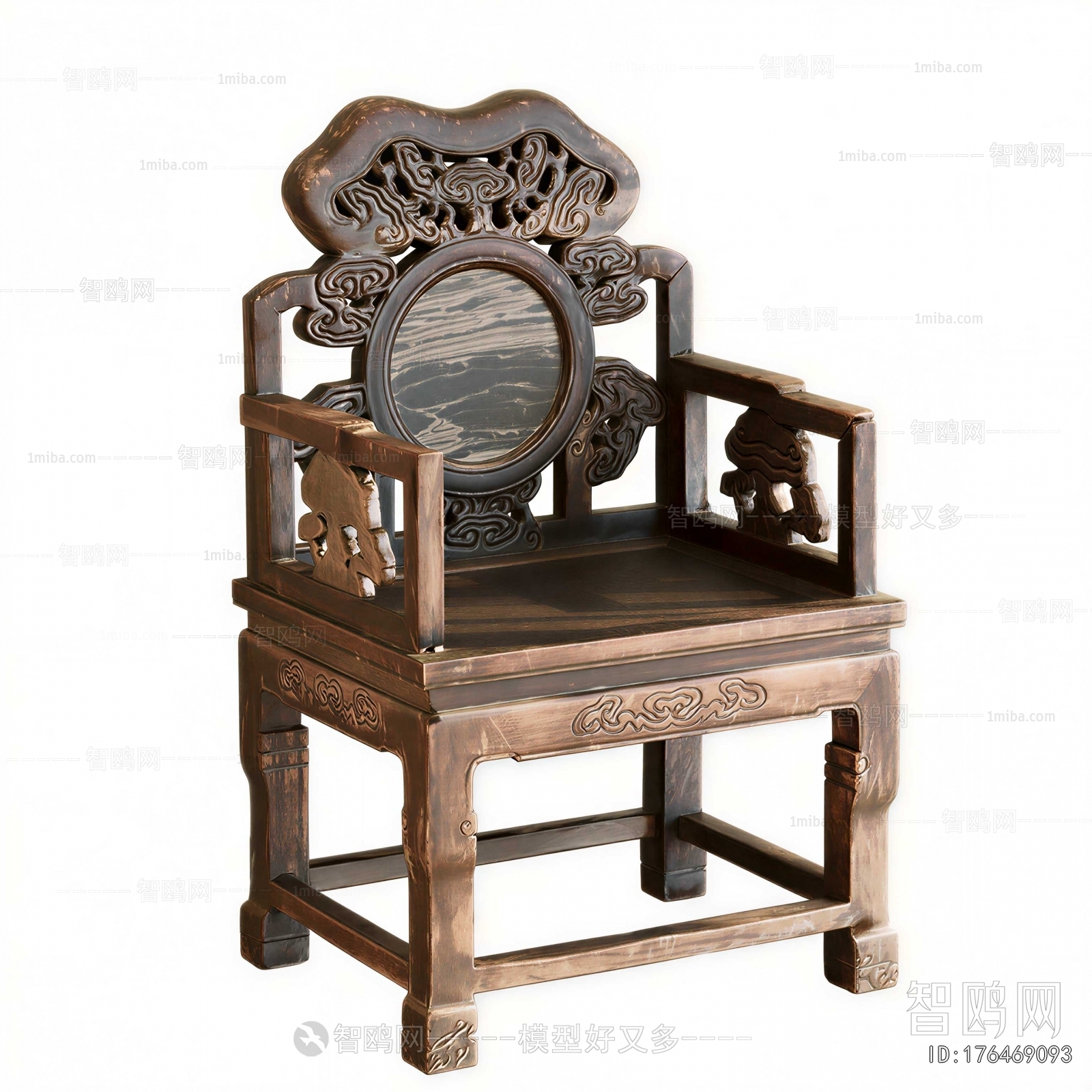 New Chinese Style Lounge Chair