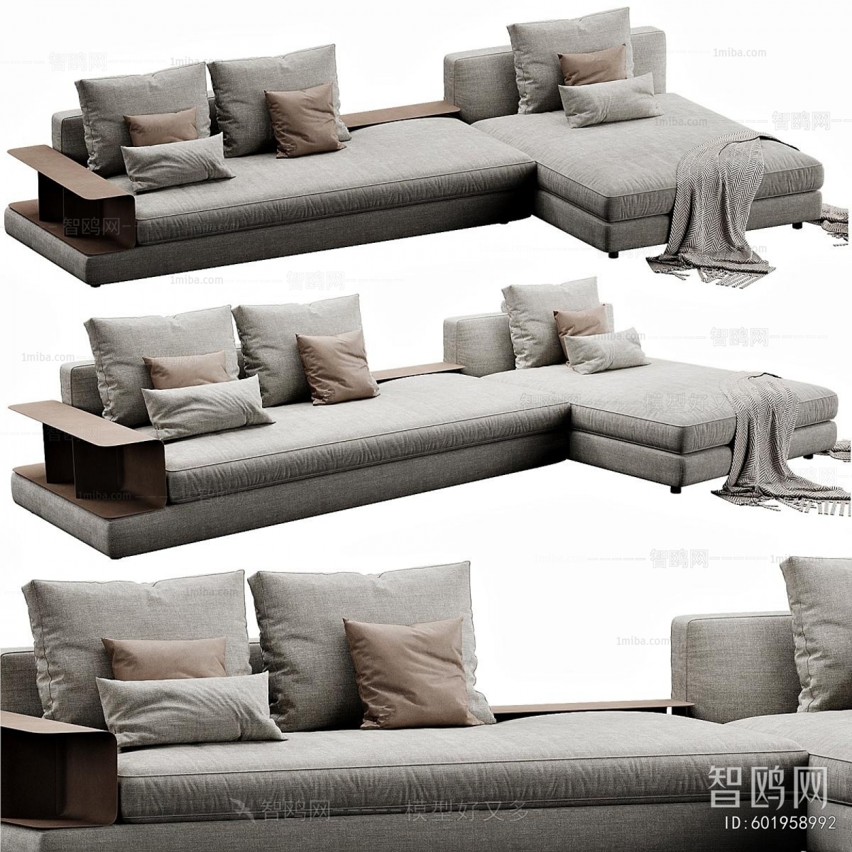 Modern Multi Person Sofa