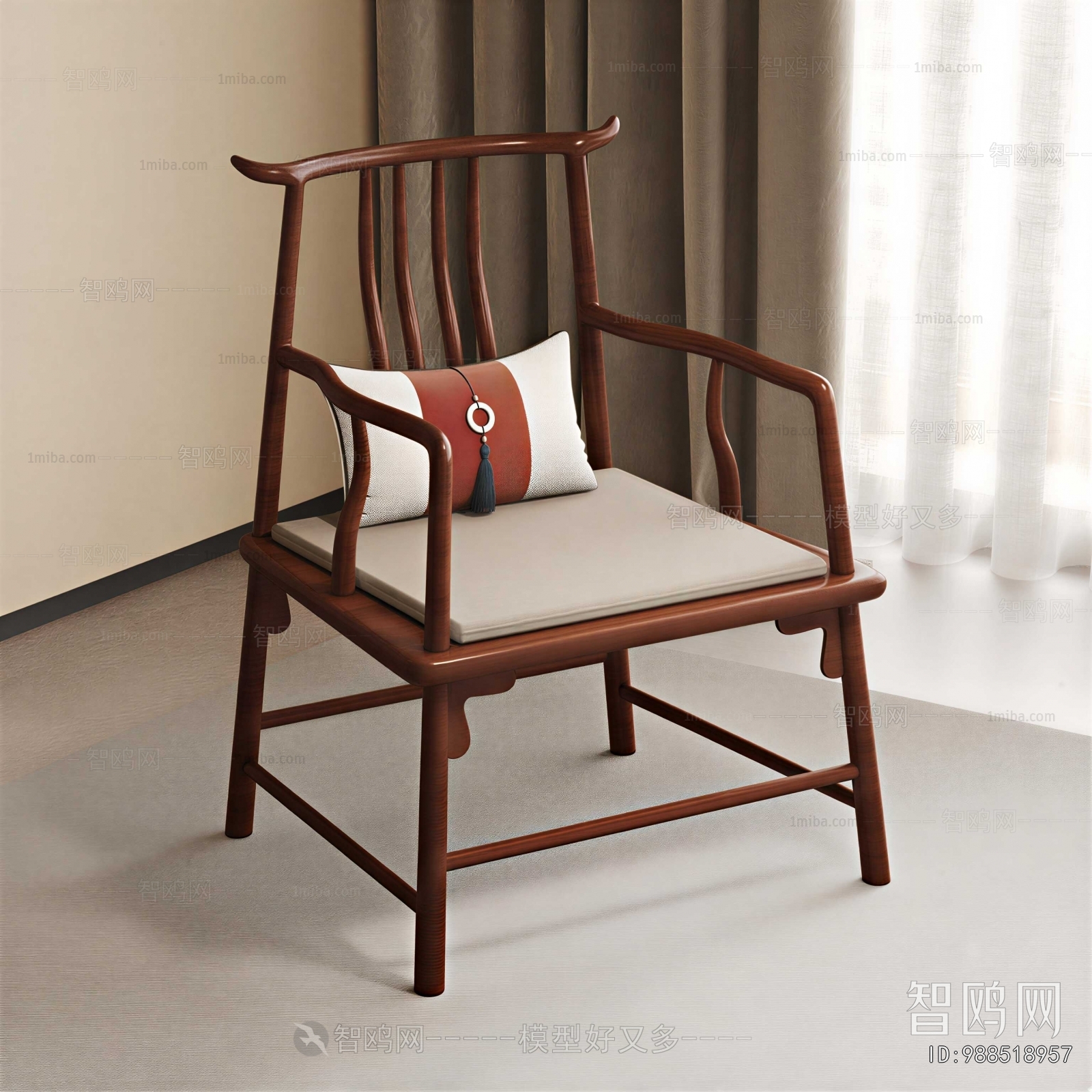 New Chinese Style Lounge Chair