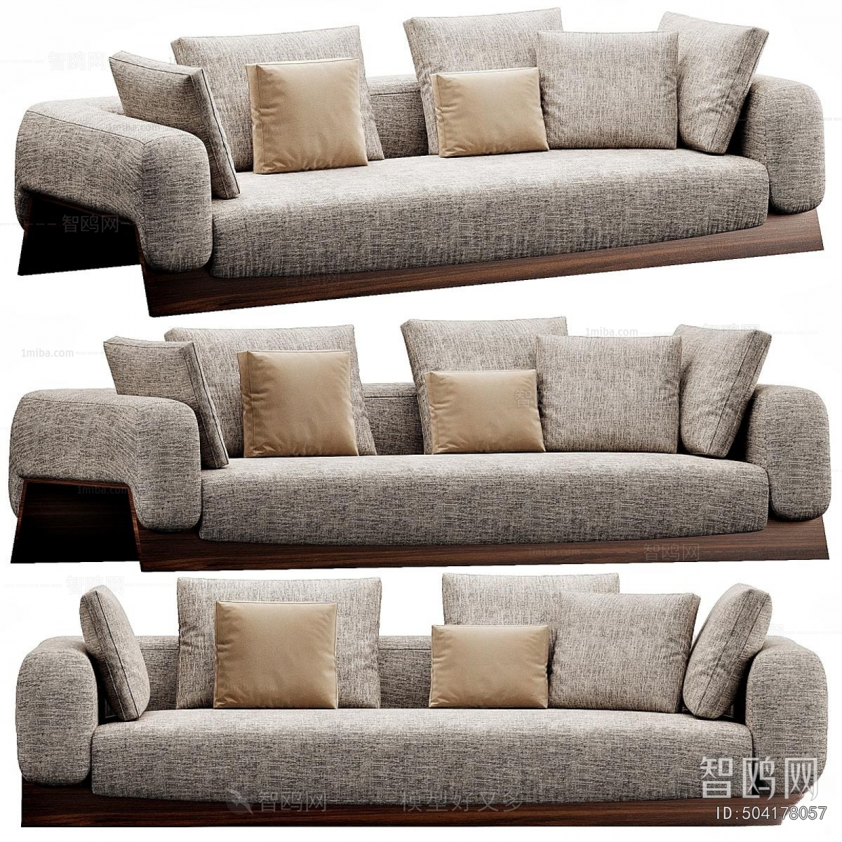 Modern Three-seat Sofa