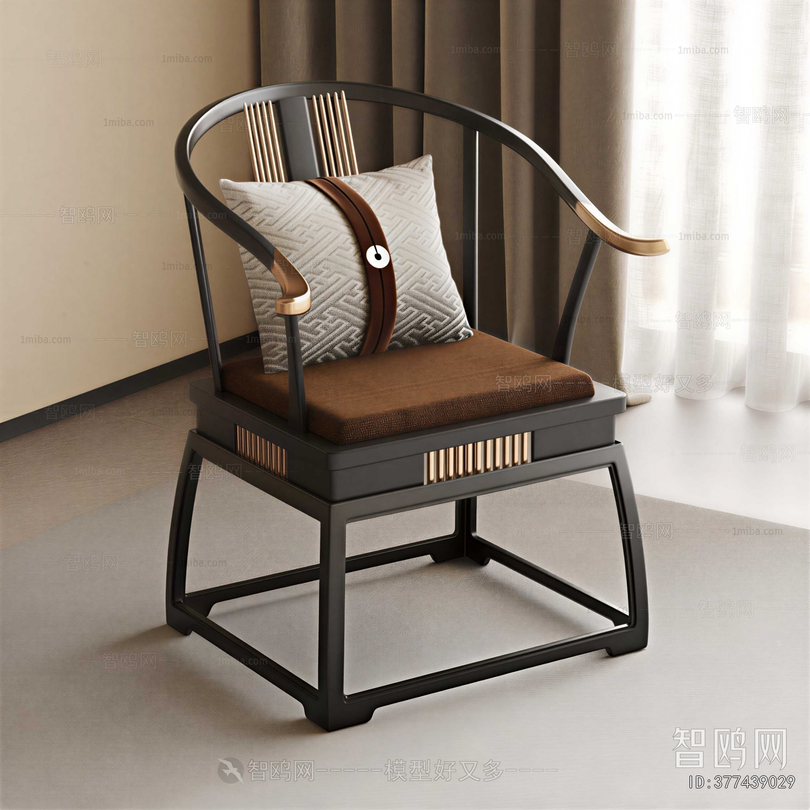 New Chinese Style Lounge Chair