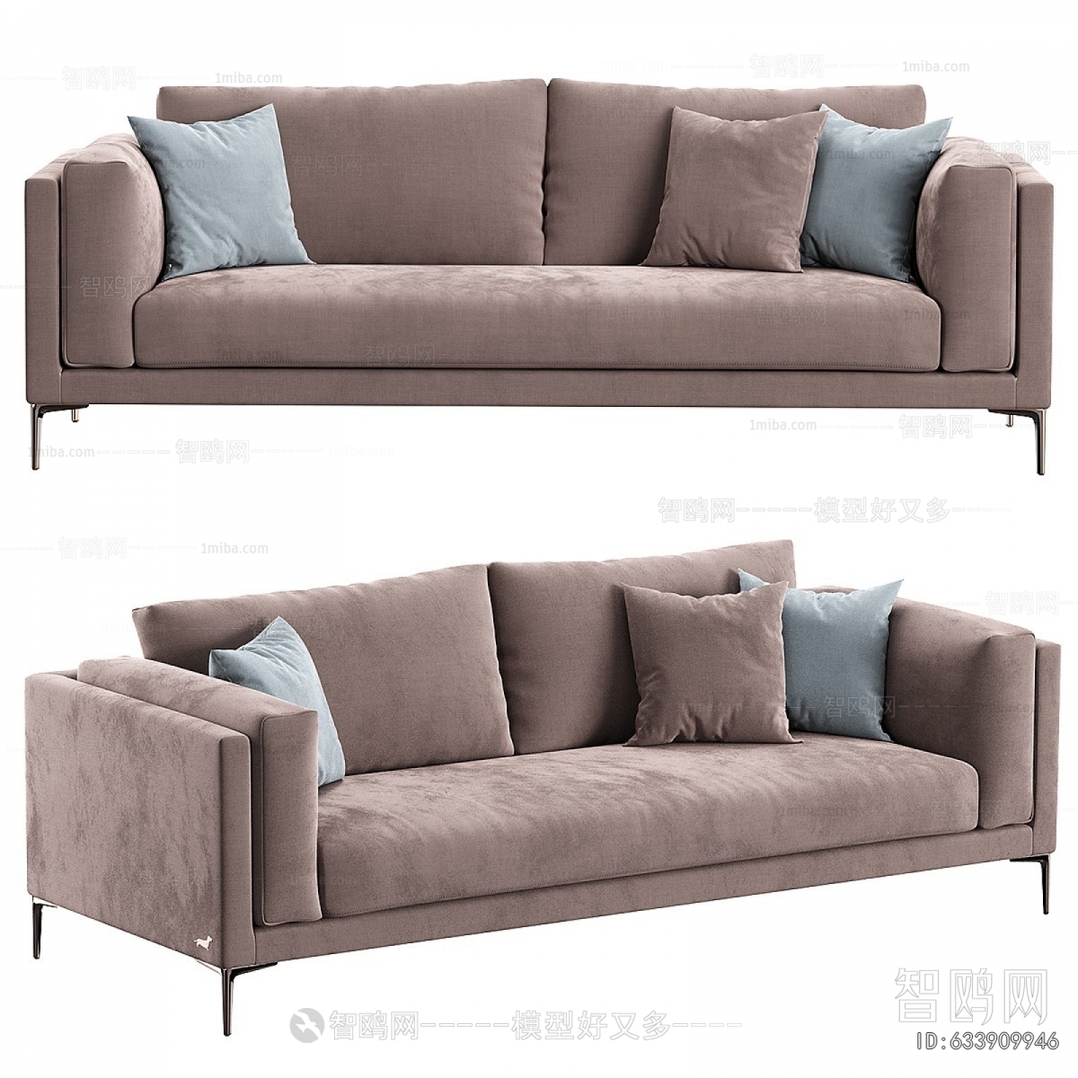 Modern Three-seat Sofa