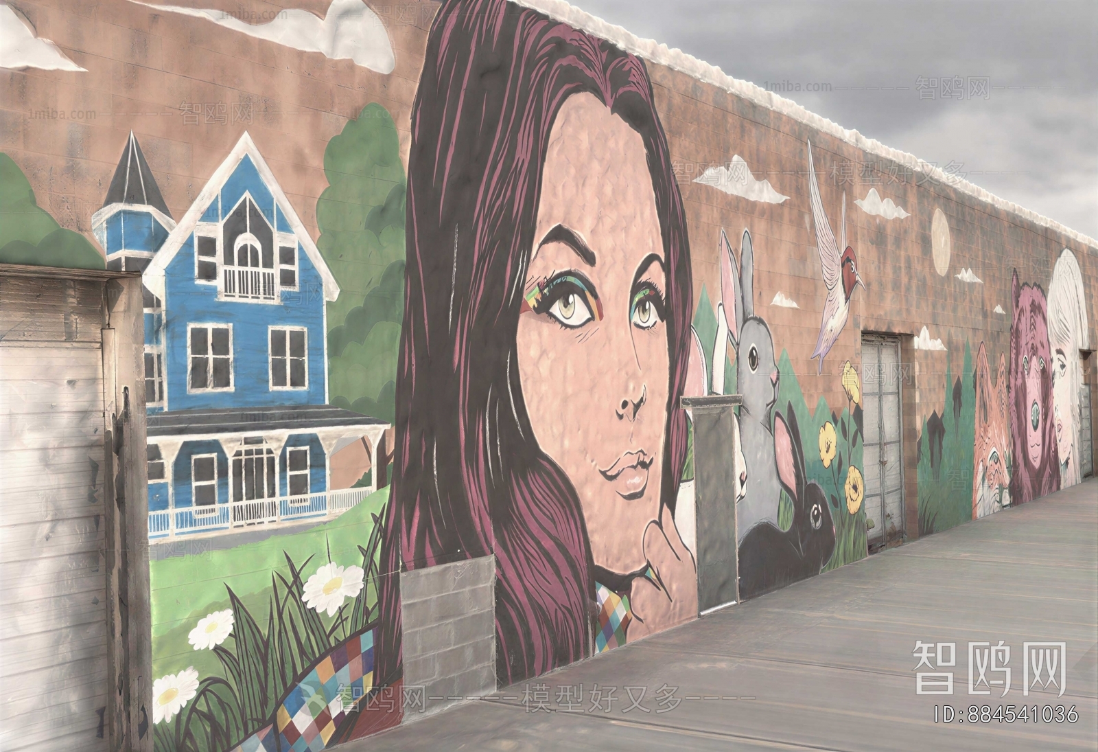 Modern Landscape Wall