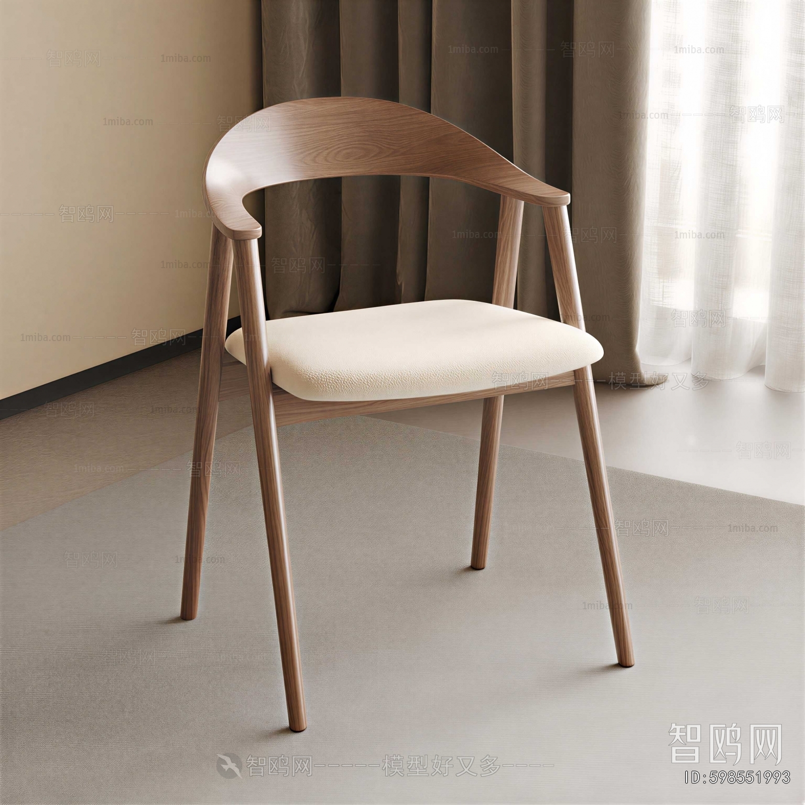 New Chinese Style Lounge Chair