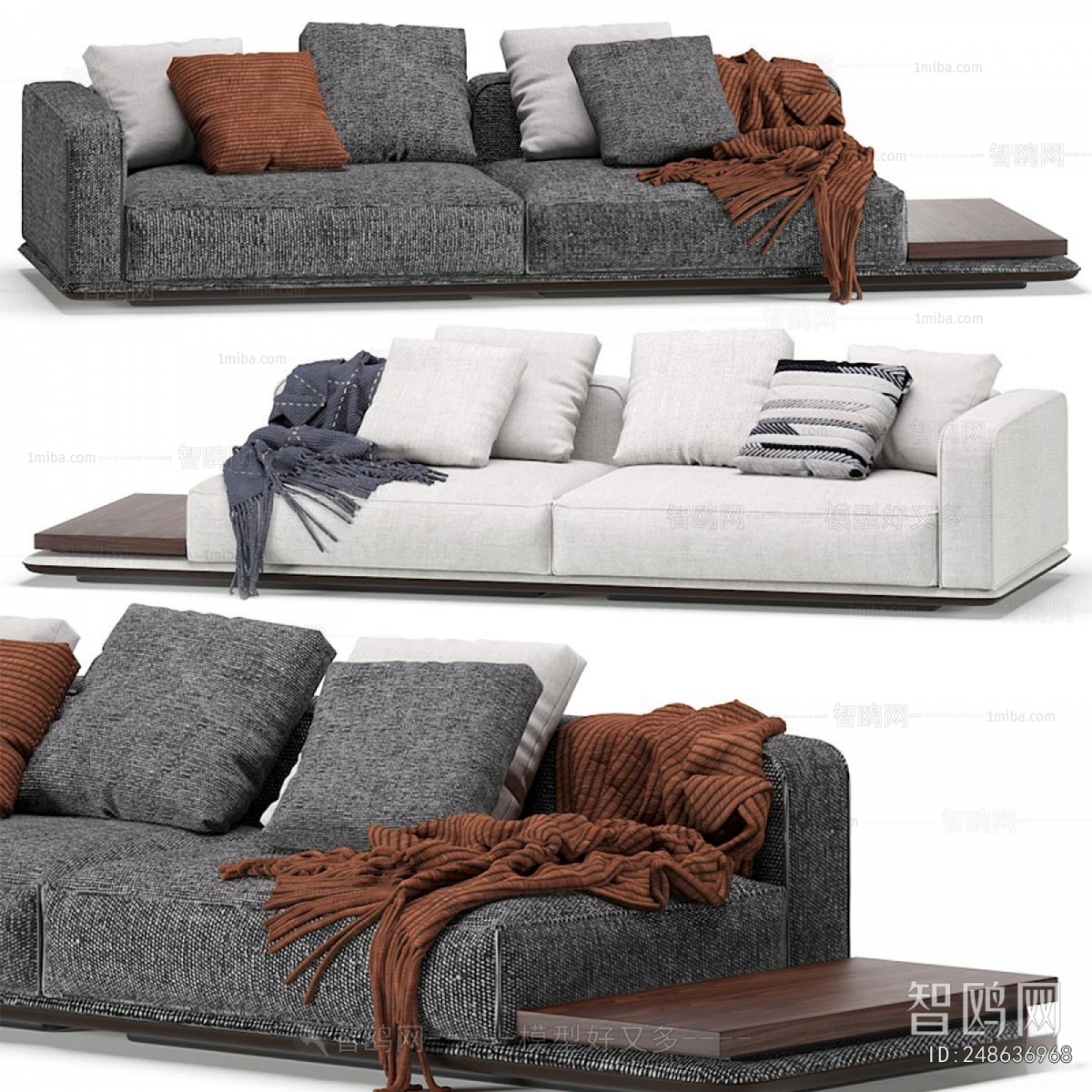 Modern Three-seat Sofa