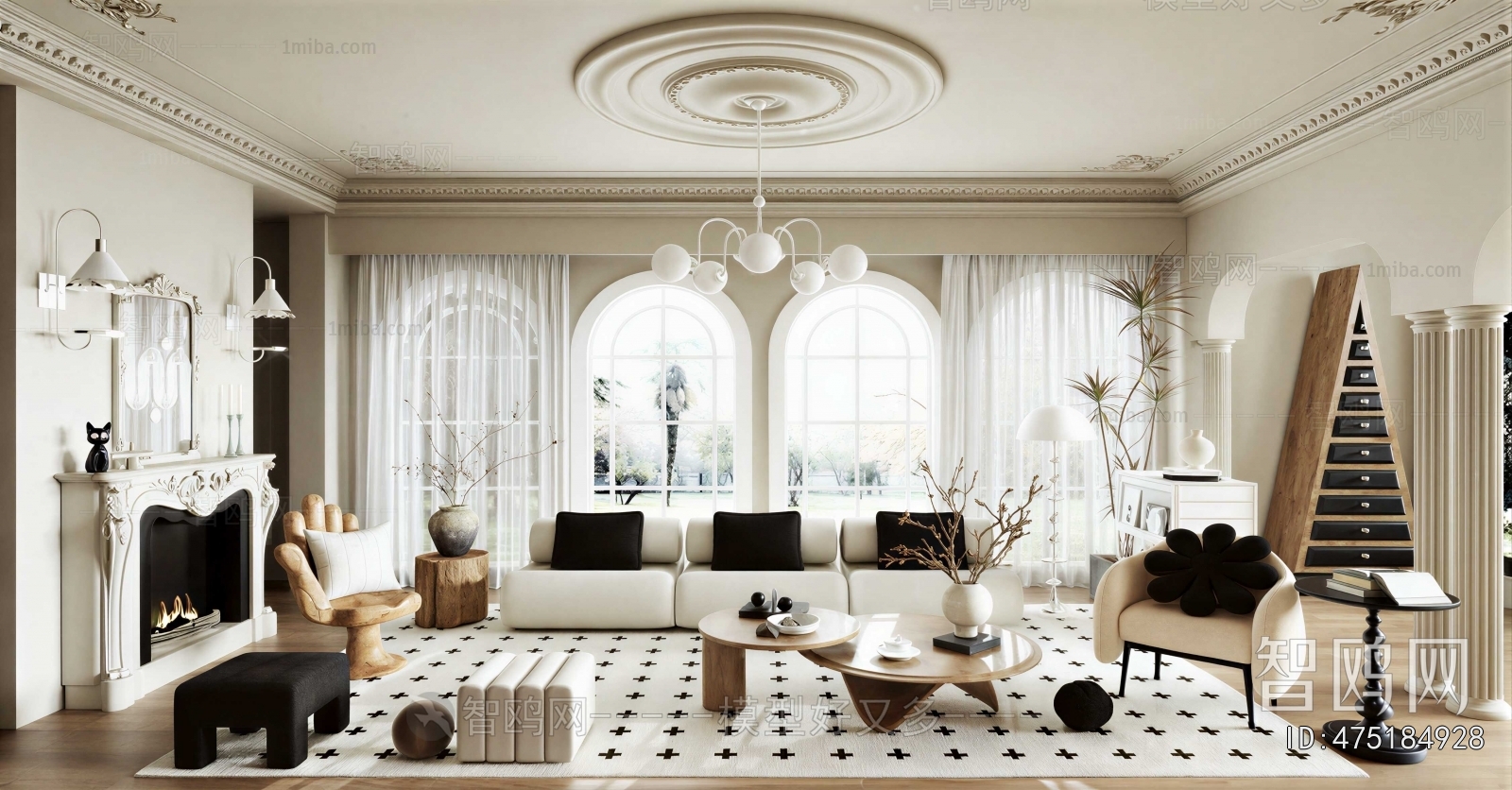 French Style A Living Room