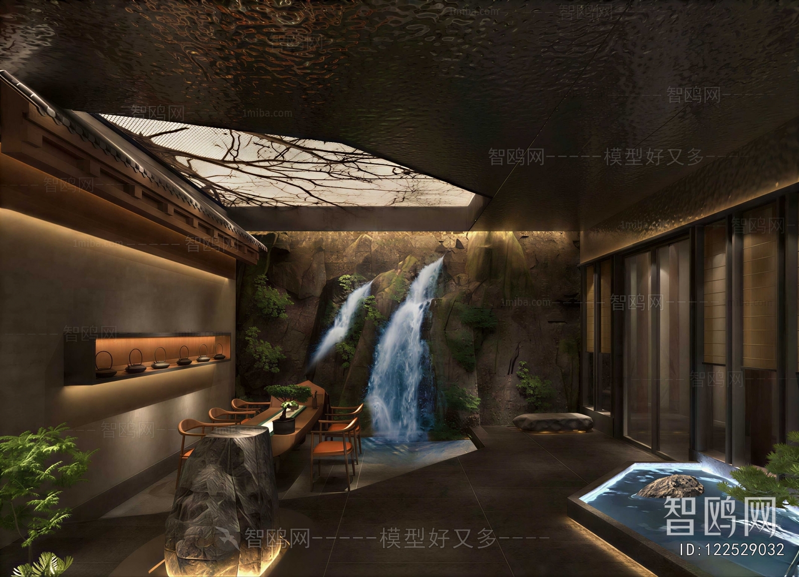 New Chinese Style Teahouse Tea House