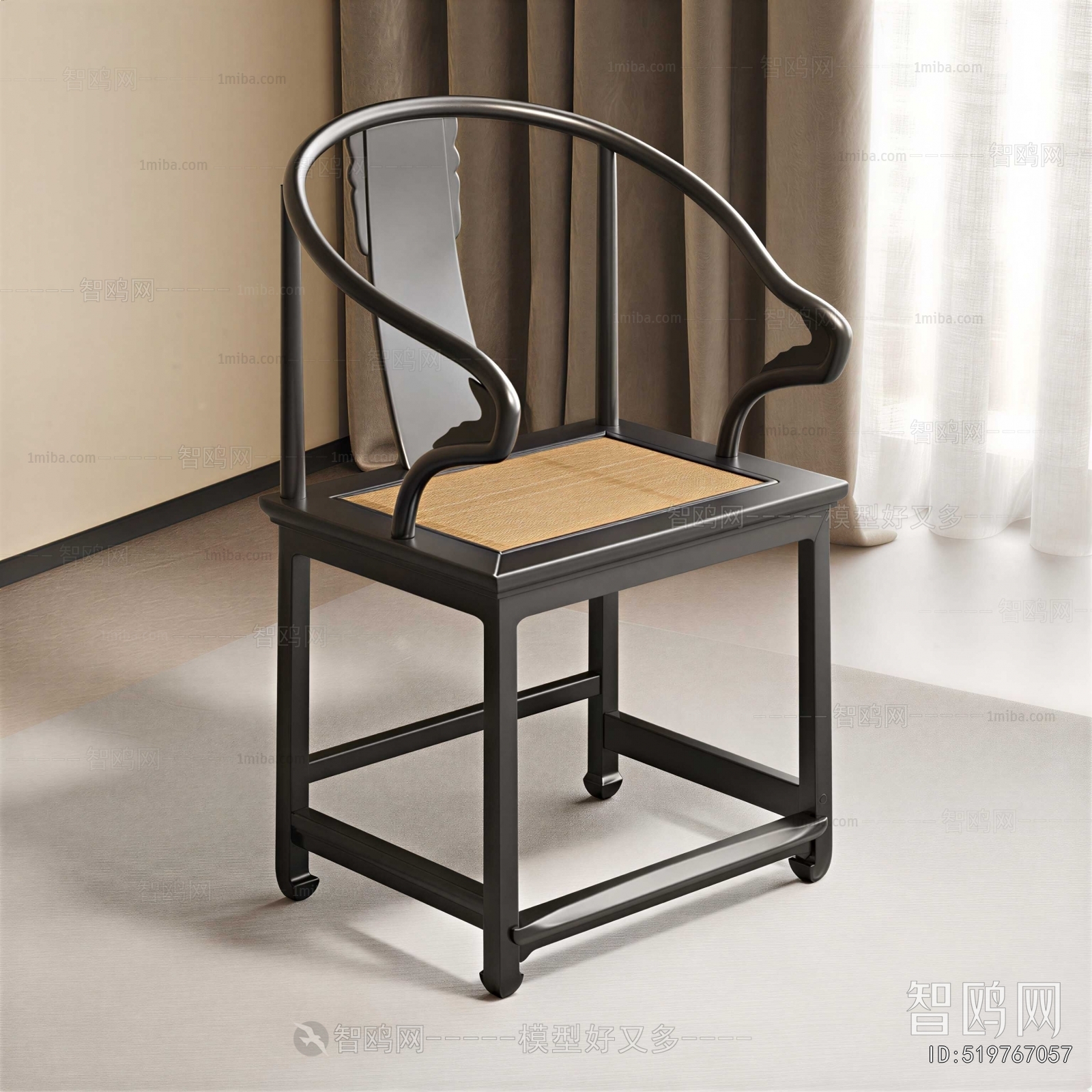 New Chinese Style Lounge Chair