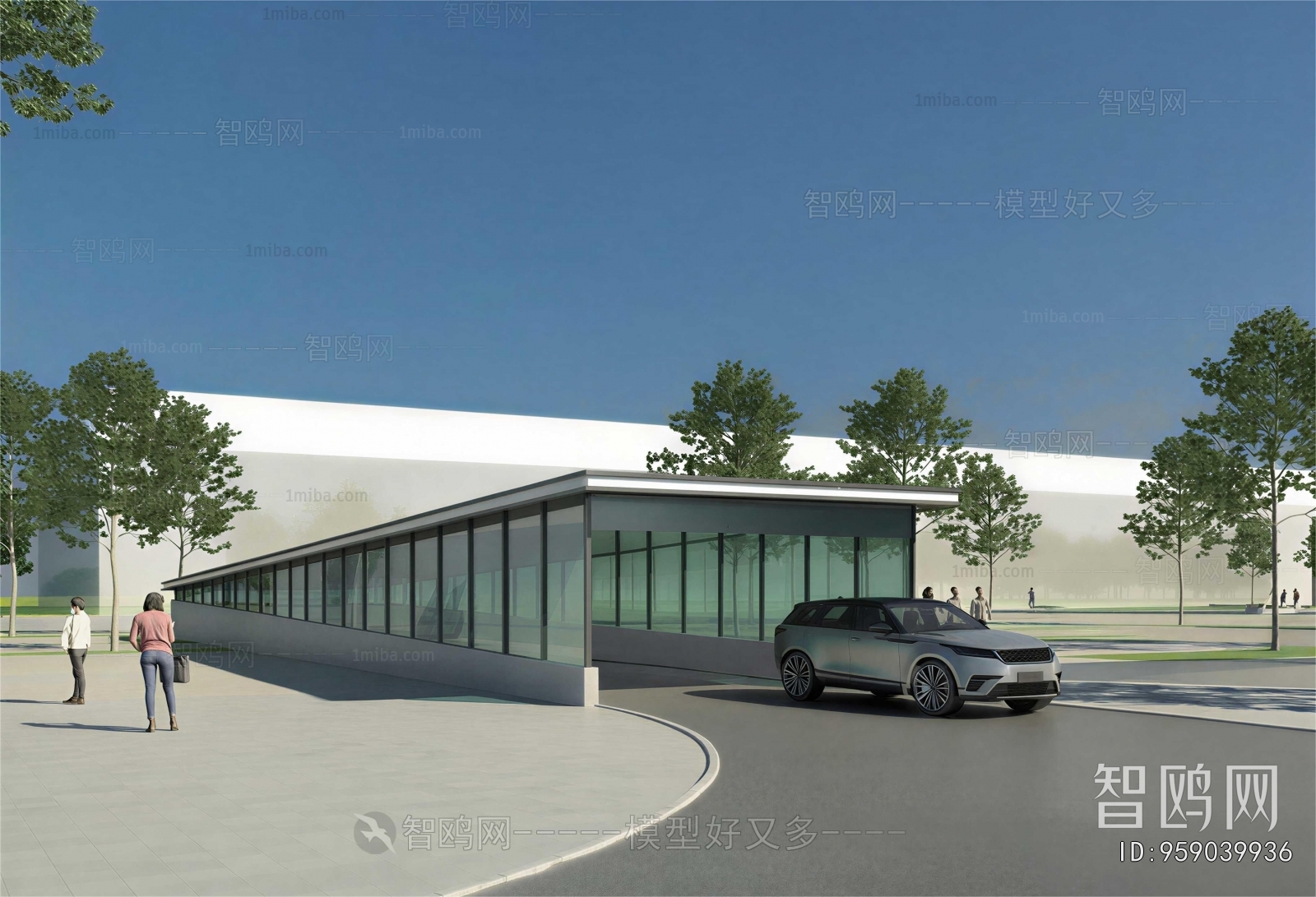 Modern Underground Parking Lot