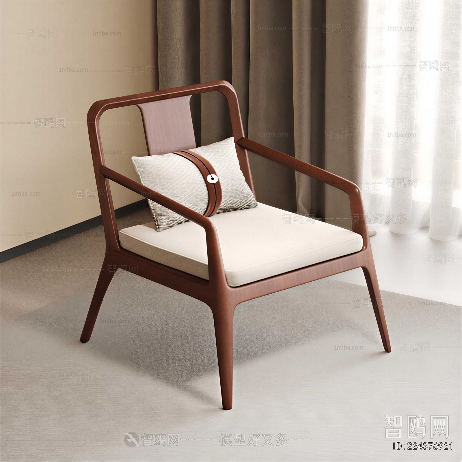 New Chinese Style Lounge Chair