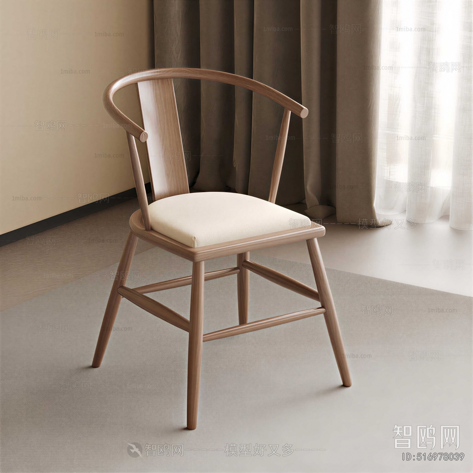 New Chinese Style Lounge Chair