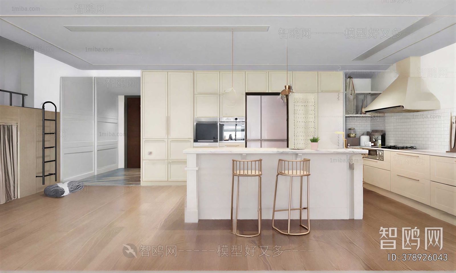 American Style Open Kitchen