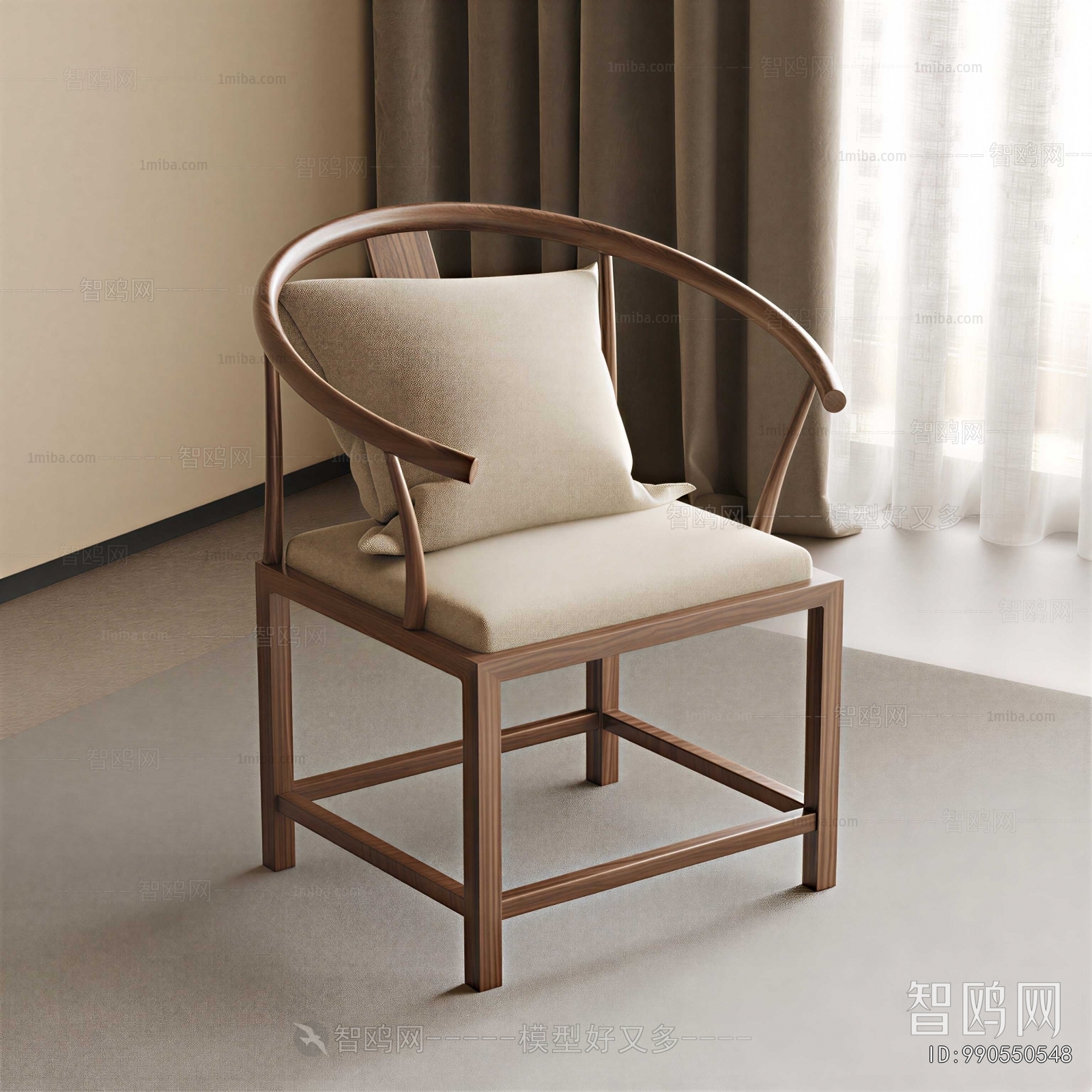 New Chinese Style Lounge Chair