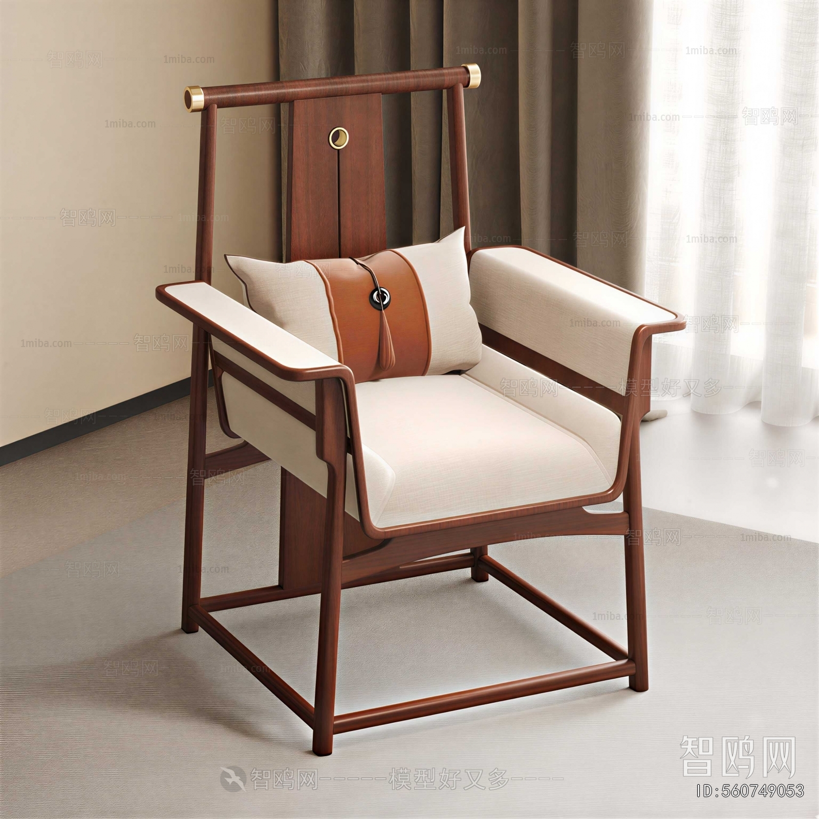 New Chinese Style Lounge Chair