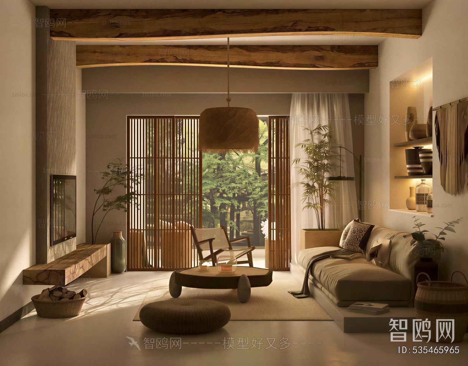 Japanese Style A Living Room