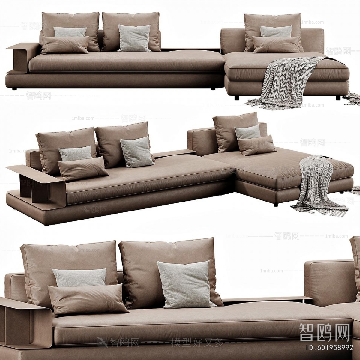 Modern Multi Person Sofa