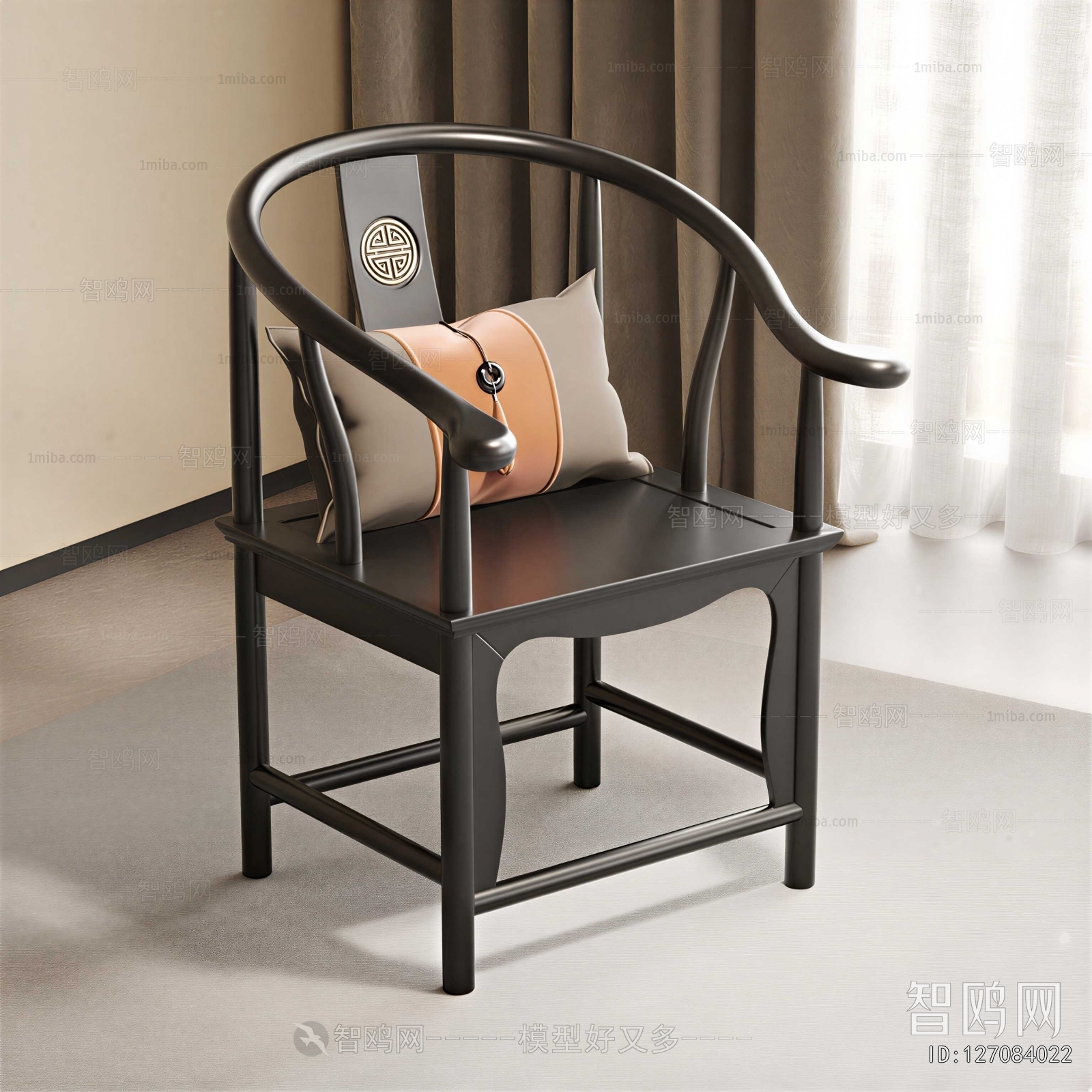 New Chinese Style Lounge Chair