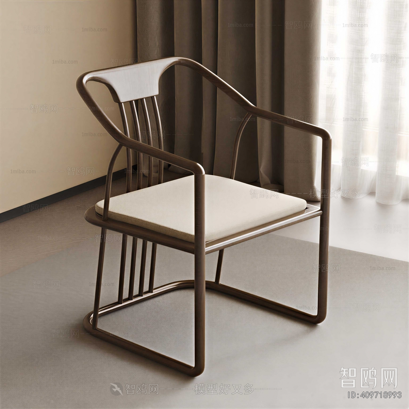 New Chinese Style Lounge Chair