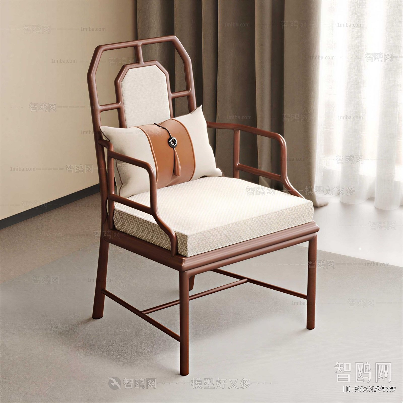 New Chinese Style Lounge Chair