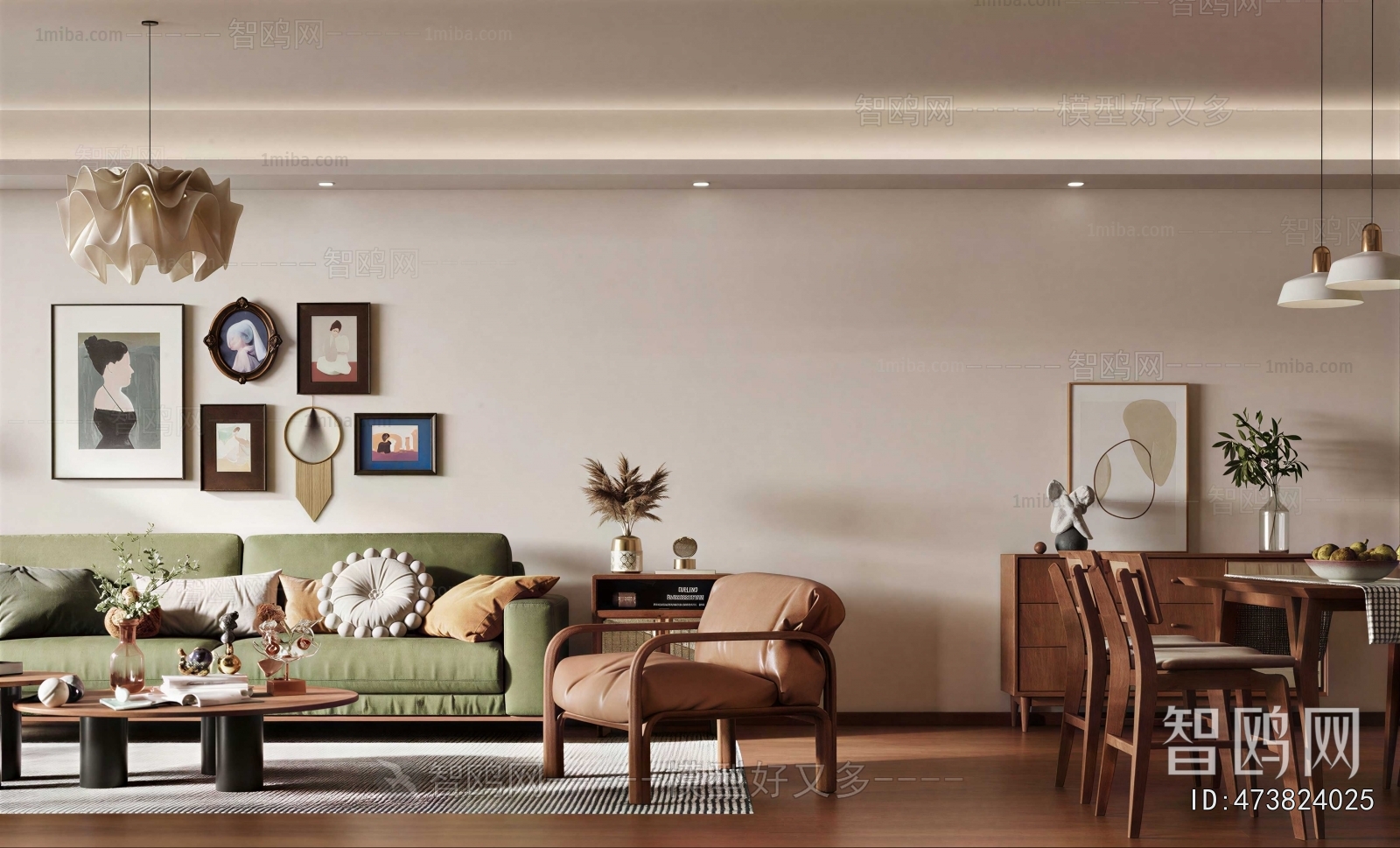 American Style A Living Room