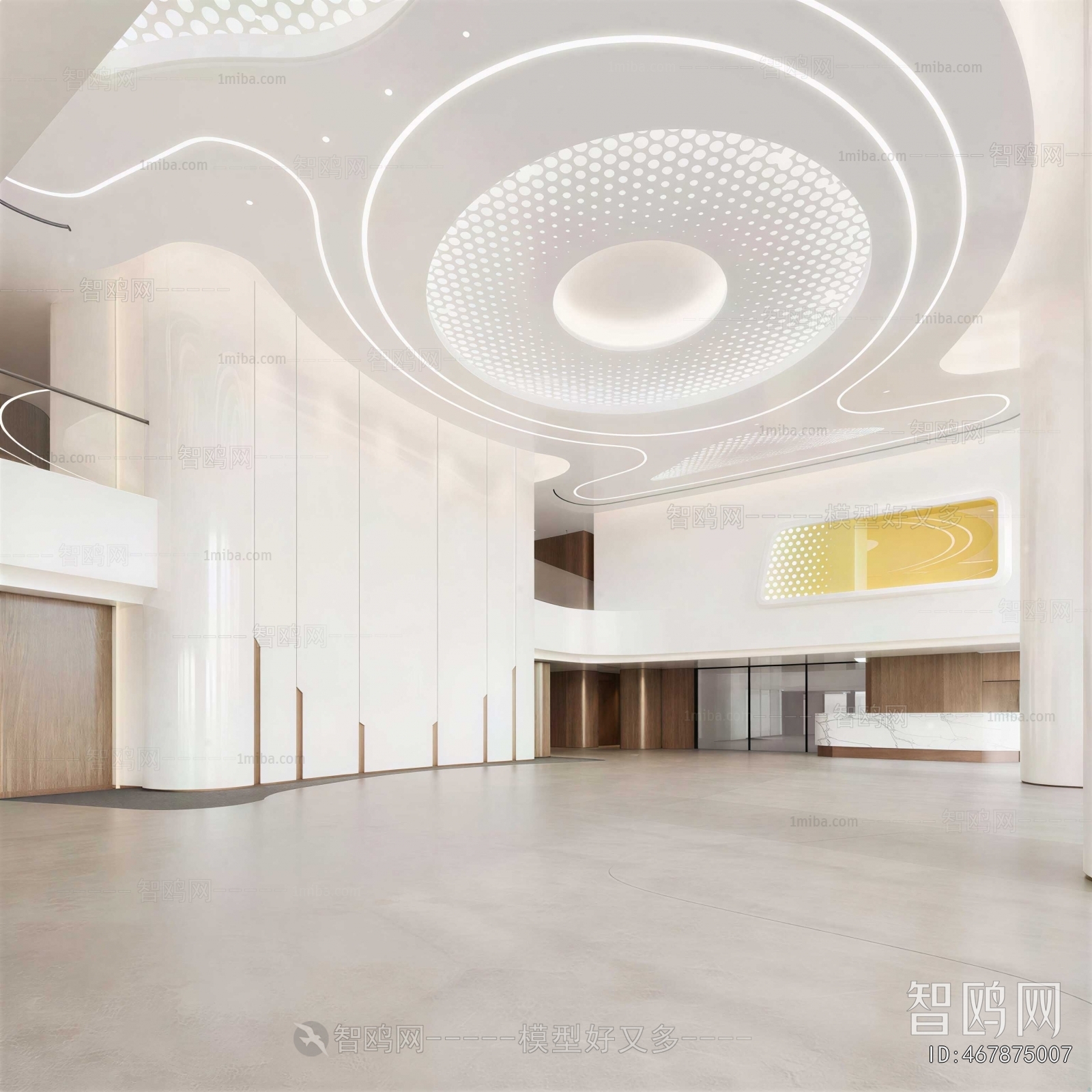 Modern Office Reception Desk